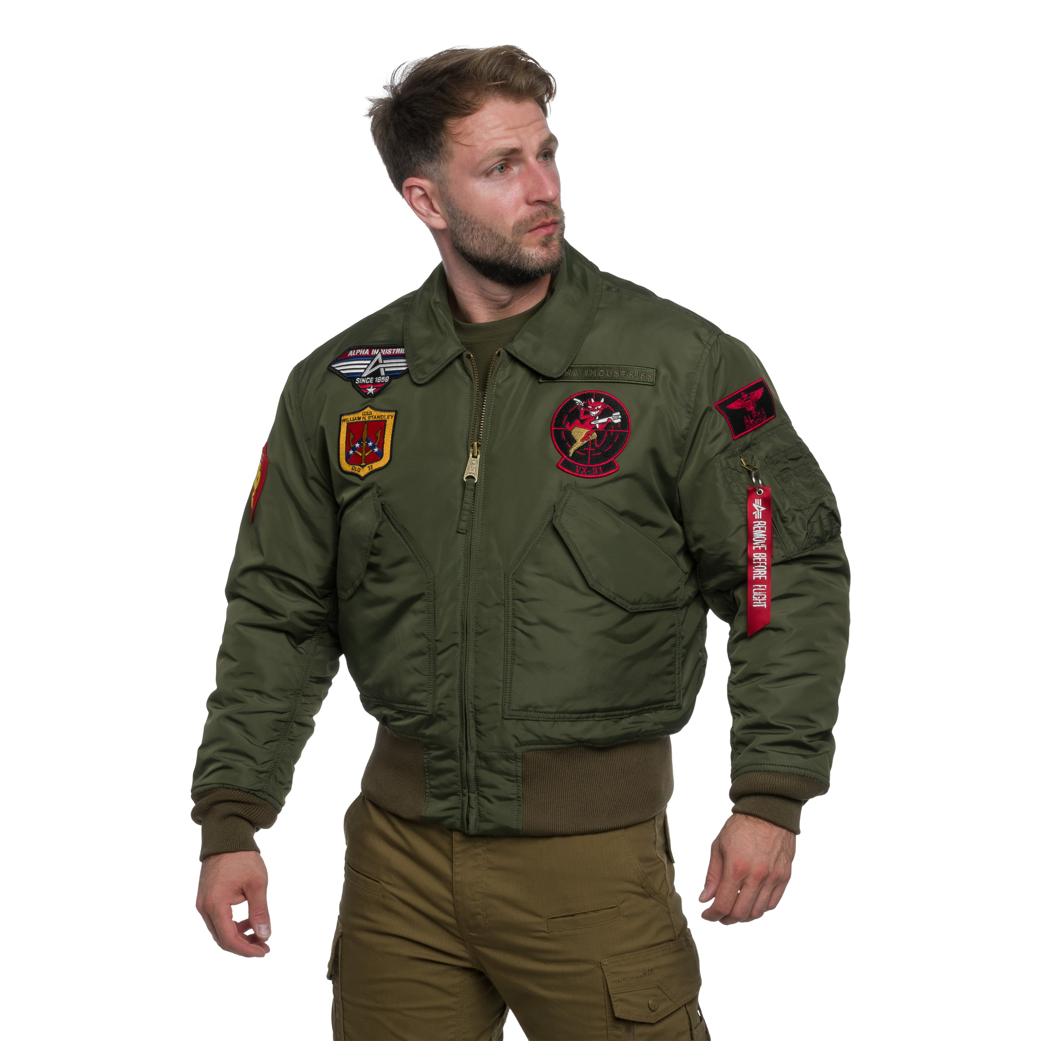 Kurtka Alpha Industries CWU 45P Devils Brigade - Dark Olive