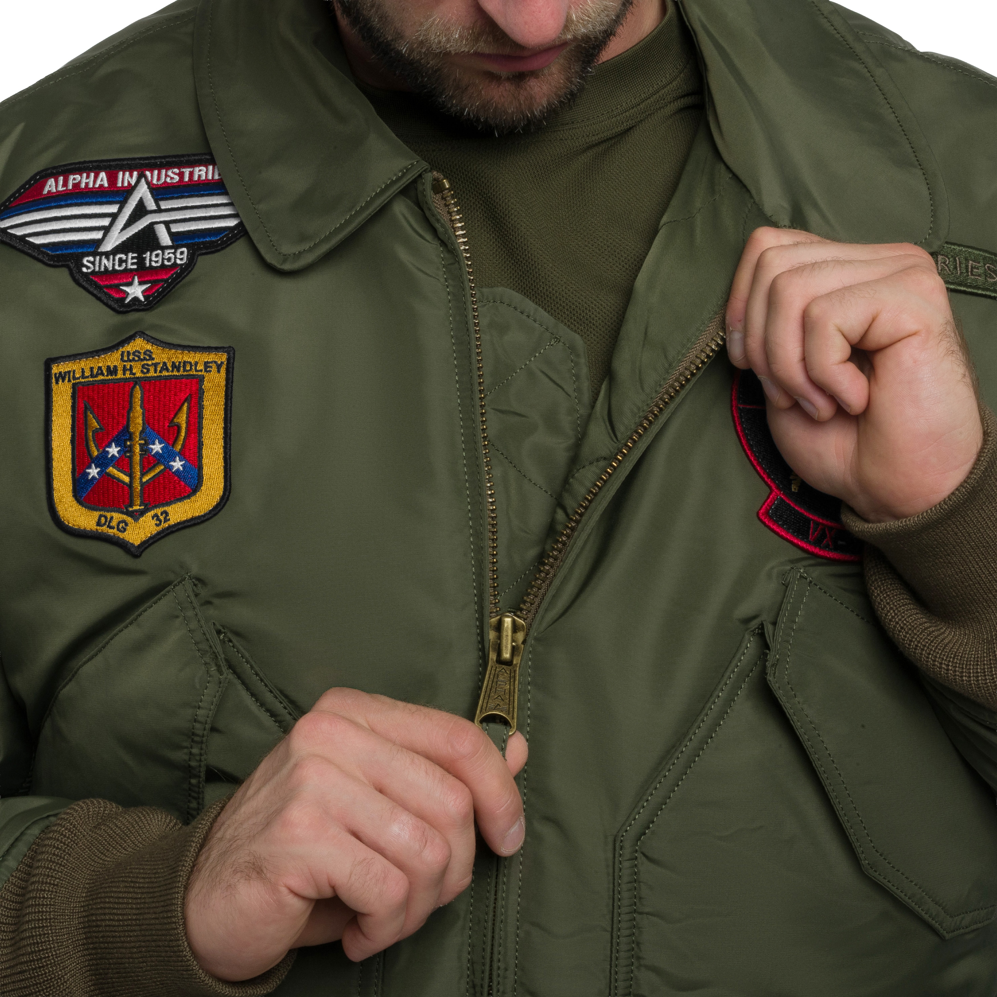 Kurtka Alpha Industries CWU 45P Devils Brigade - Dark Olive