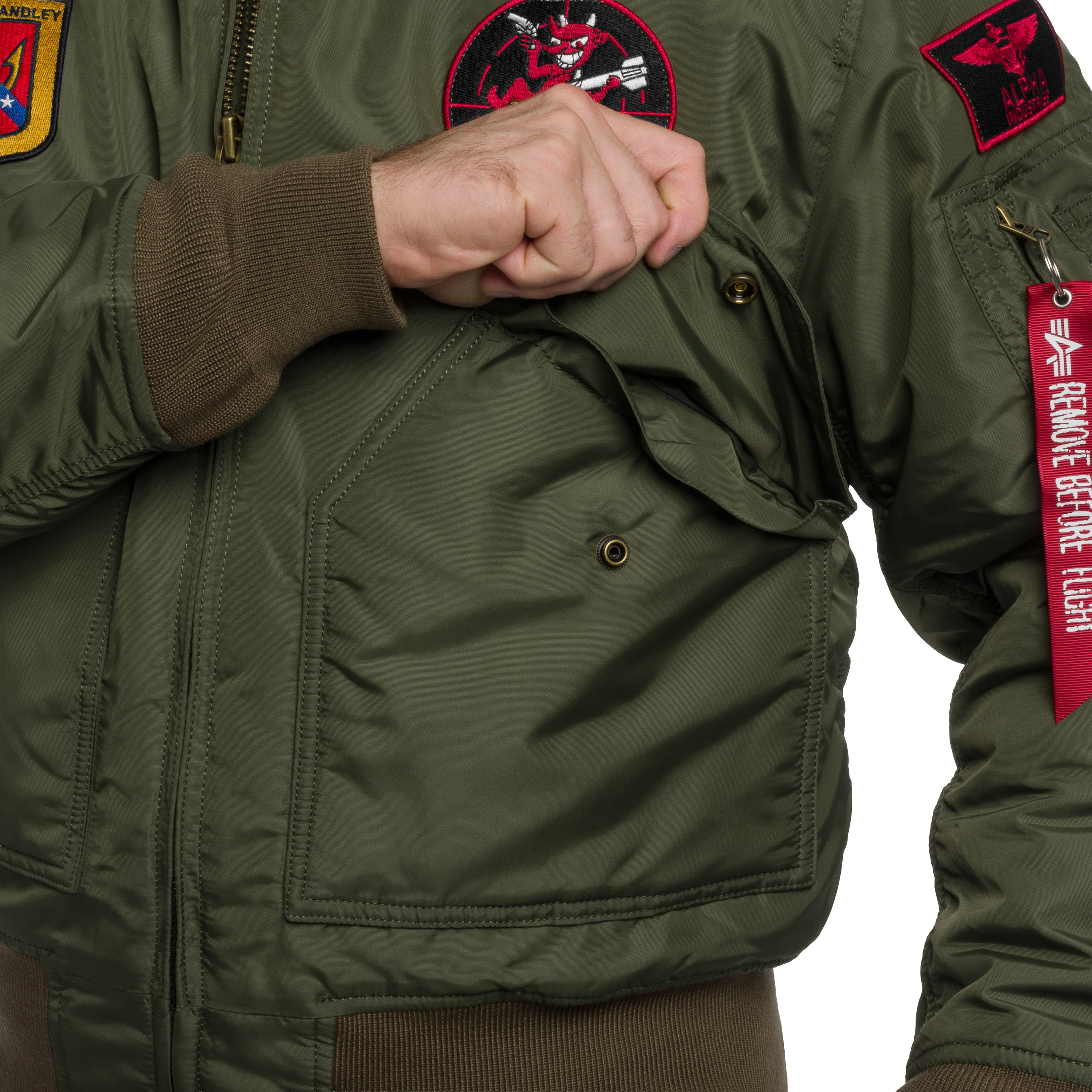 Kurtka Alpha Industries CWU 45P Devils Brigade - Dark Olive