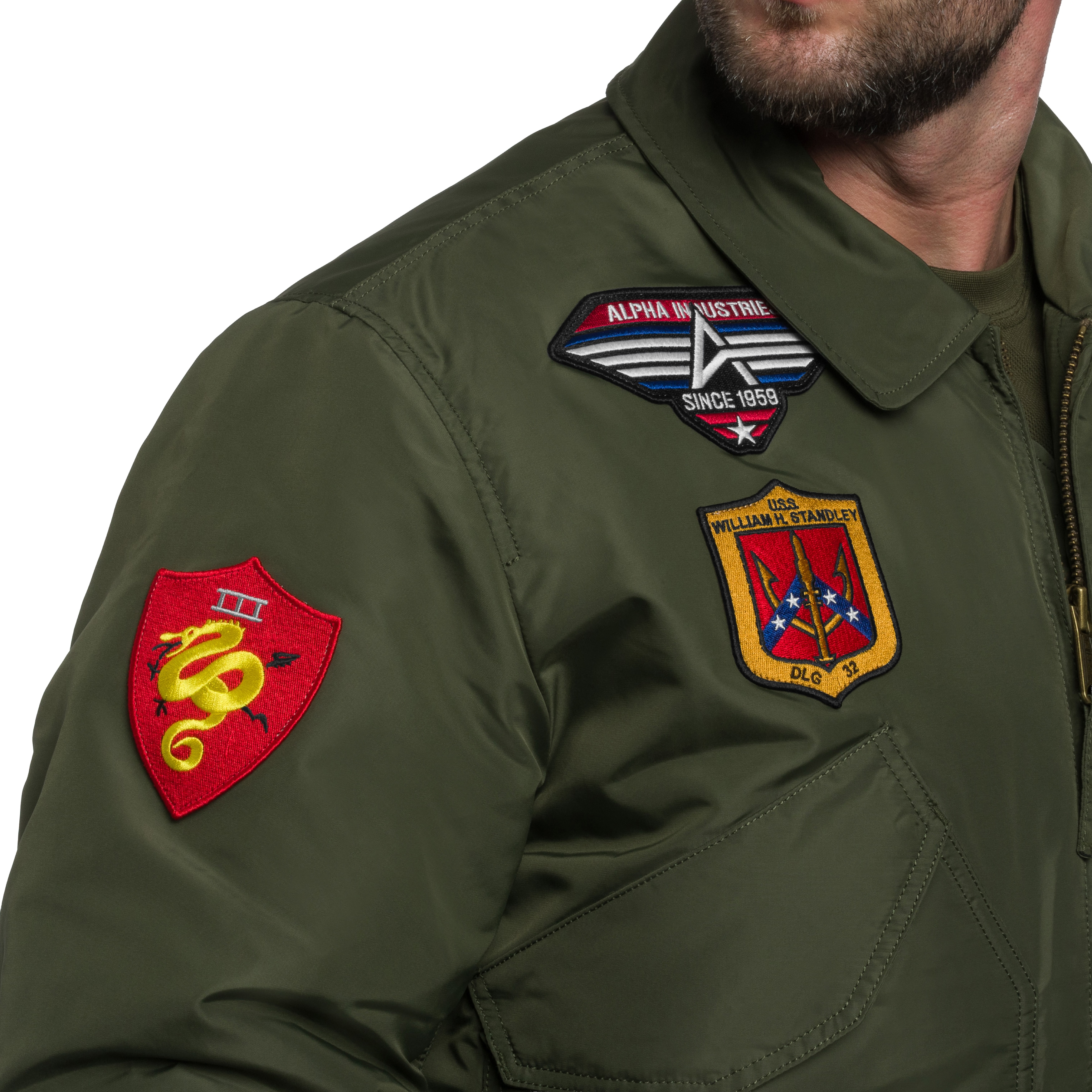 Kurtka Alpha Industries CWU 45P Devils Brigade - Dark Olive