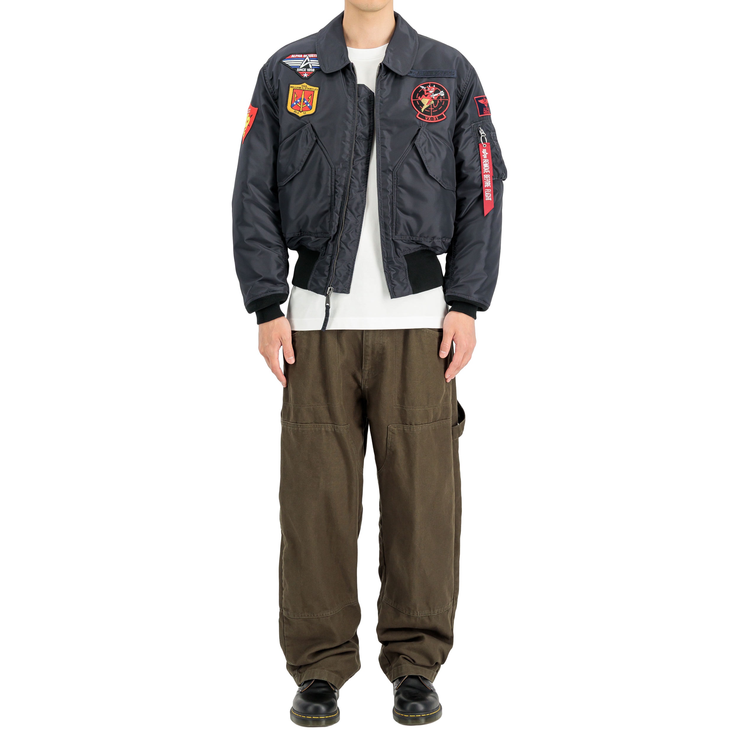Kurtka Alpha Industries CWU 45P Devils Brigade - Iron Grey
