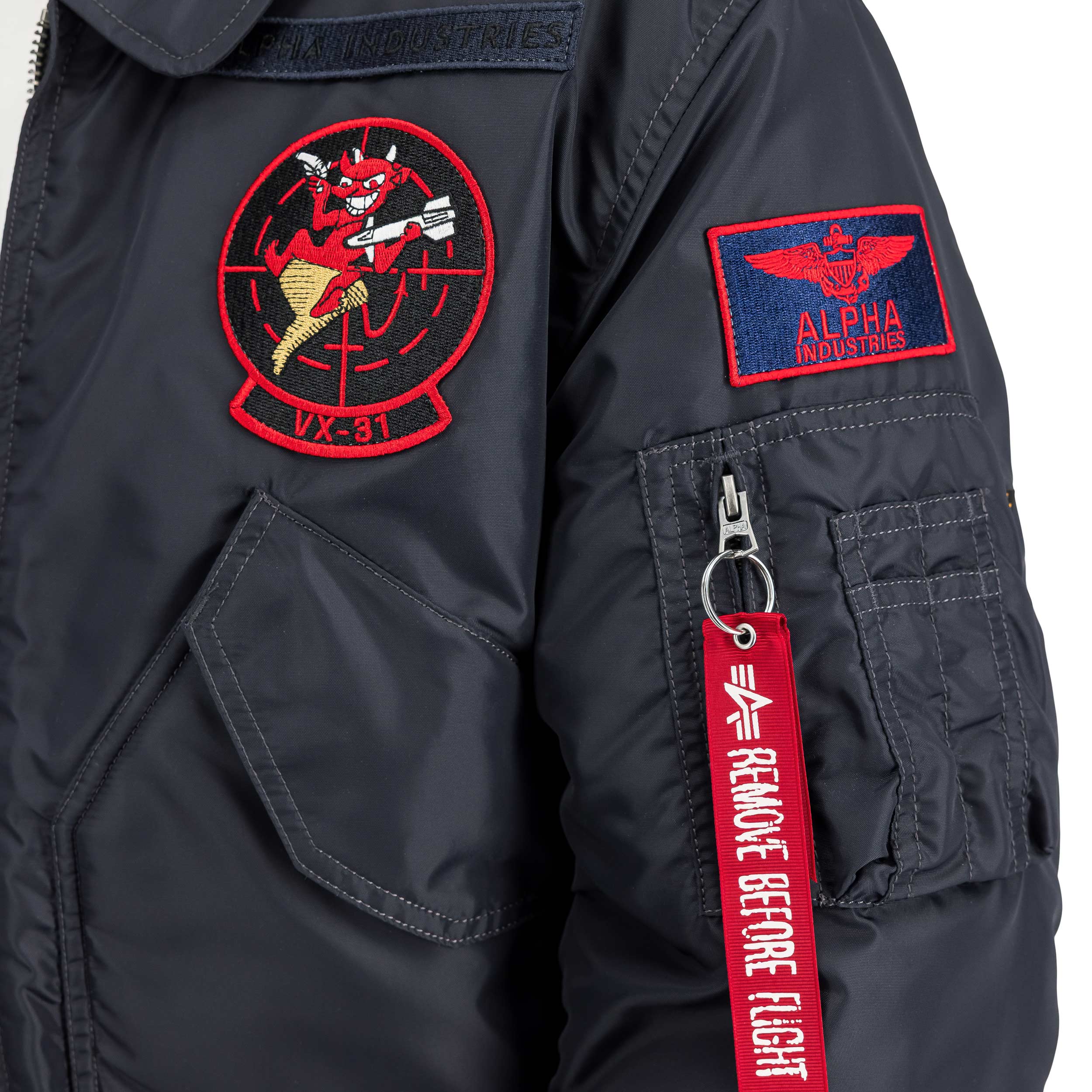 Kurtka Alpha Industries CWU 45P Devils Brigade - Iron Grey
