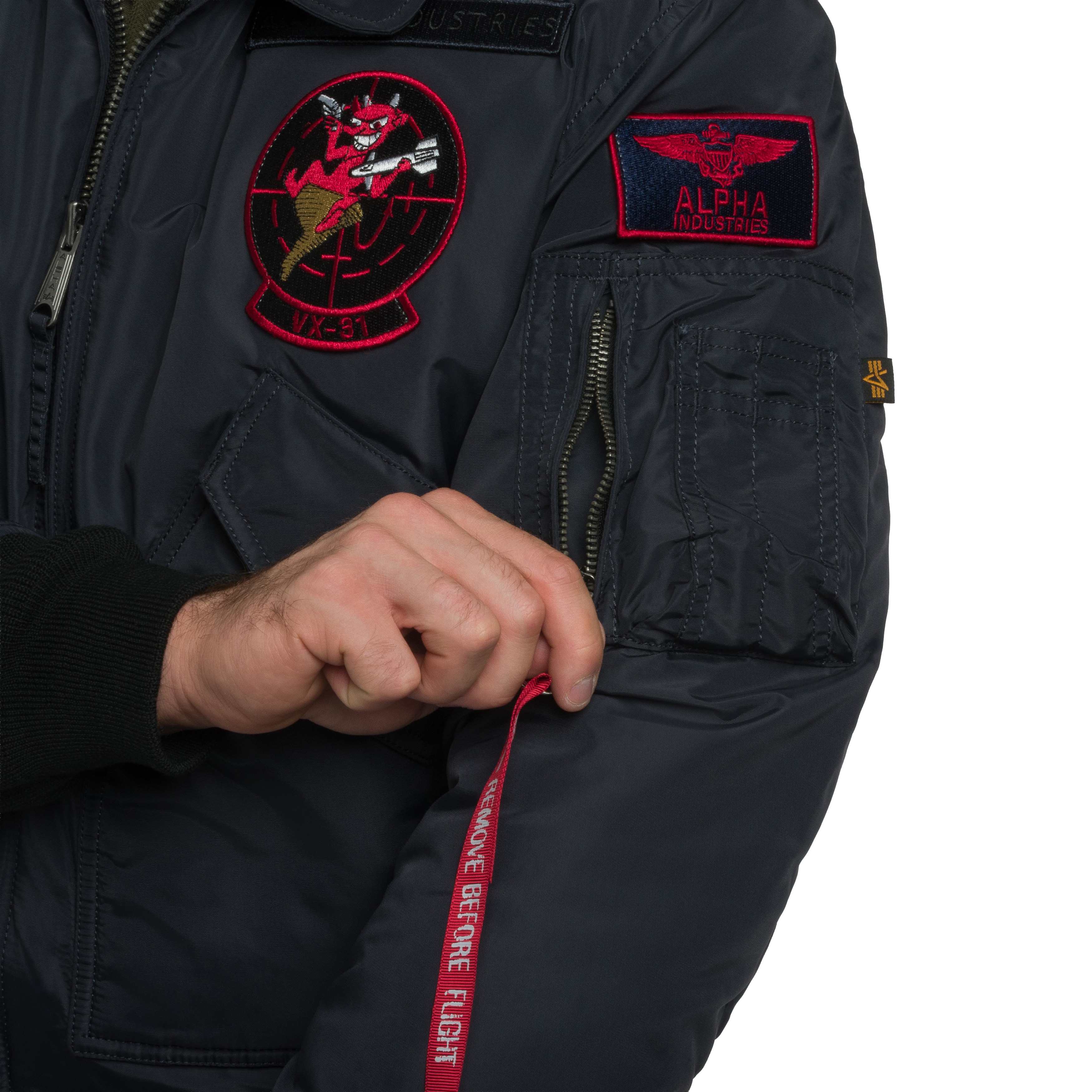 Kurtka Alpha Industries CWU 45P Devils Brigade - Iron Grey