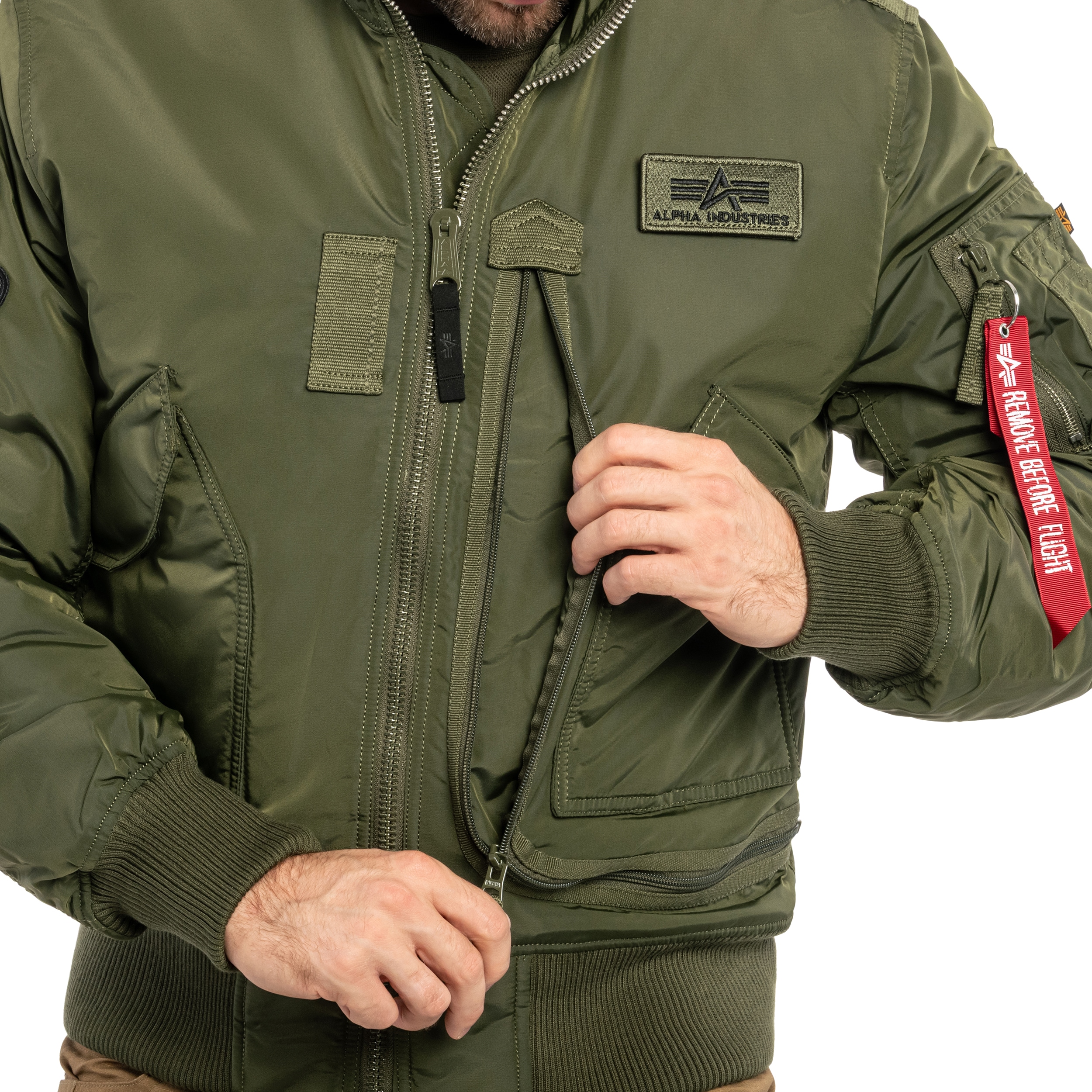 Alpha Industries Engine Jacket - Dark Green