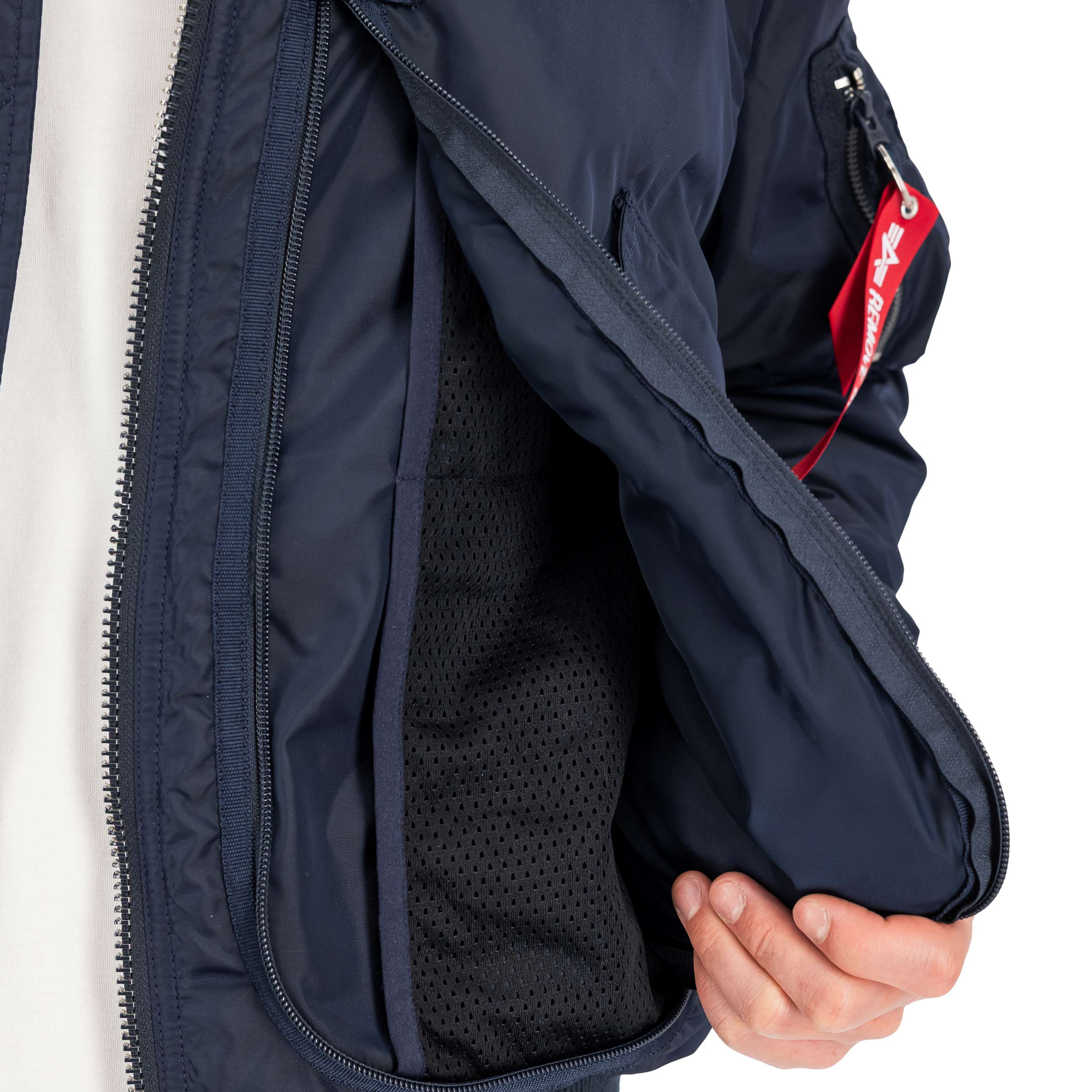 Kurtka Alpha Industries Engine - Replica Blue