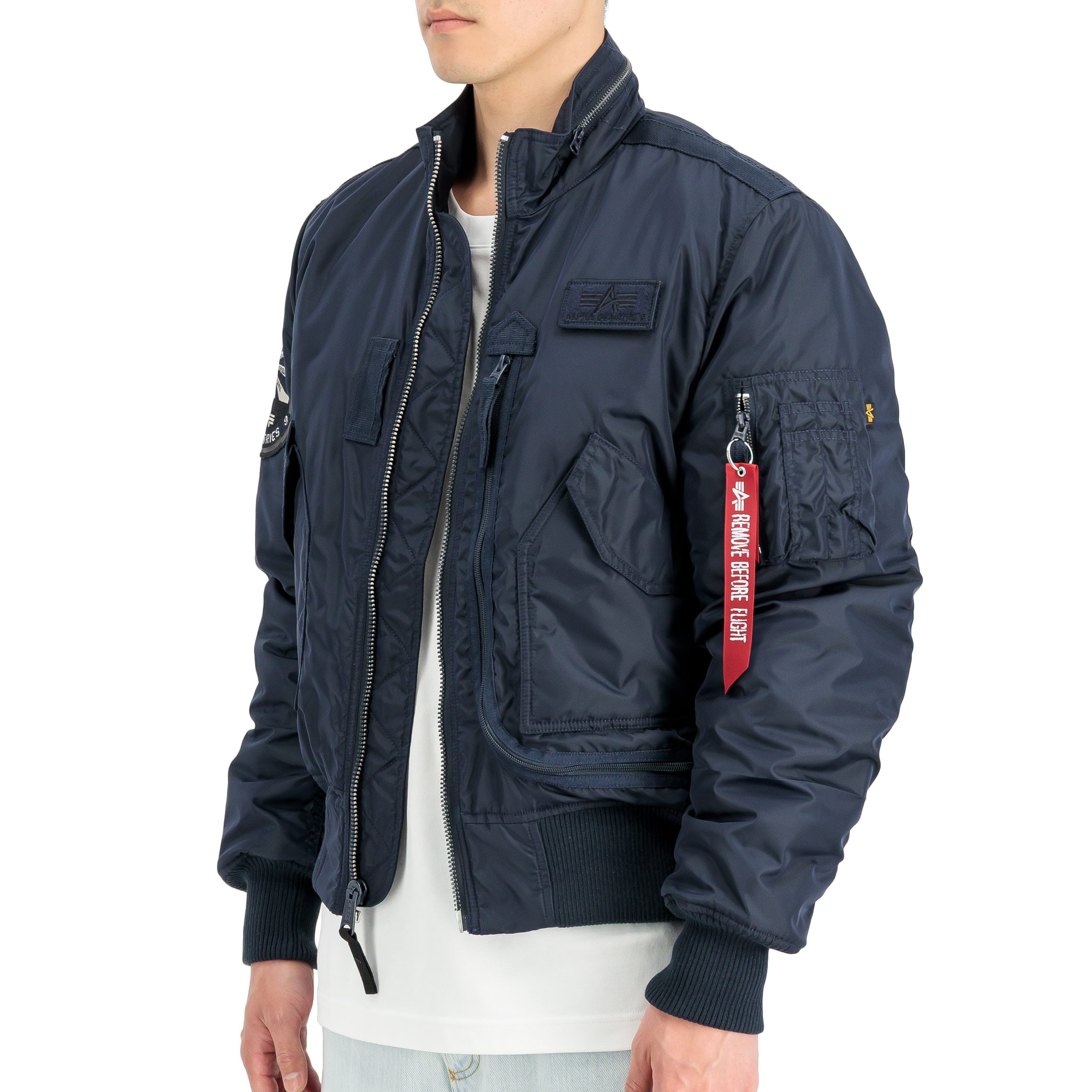 Kurtka Alpha Industries Engine - Replica Blue