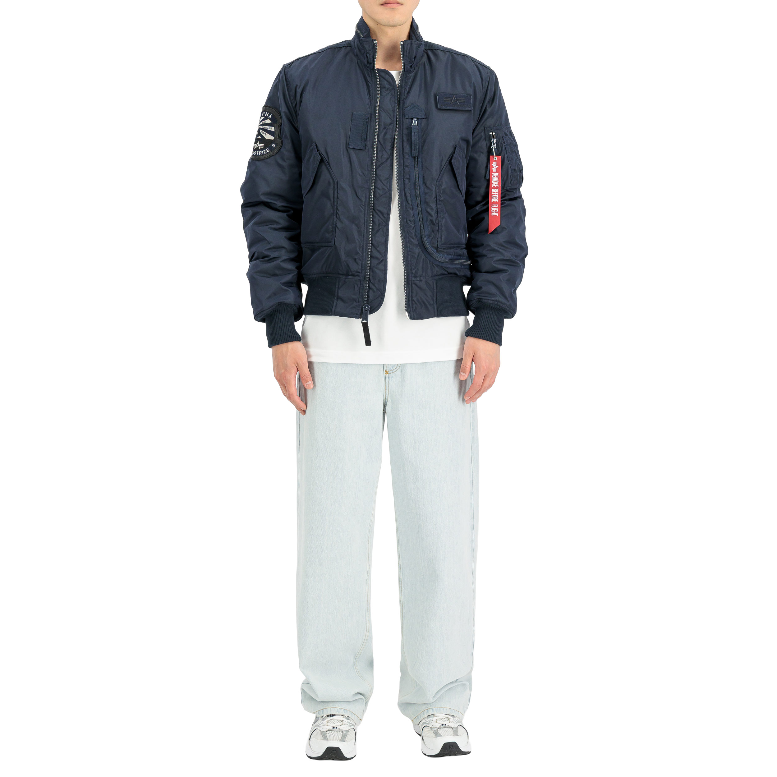 Kurtka Alpha Industries Engine - Replica Blue