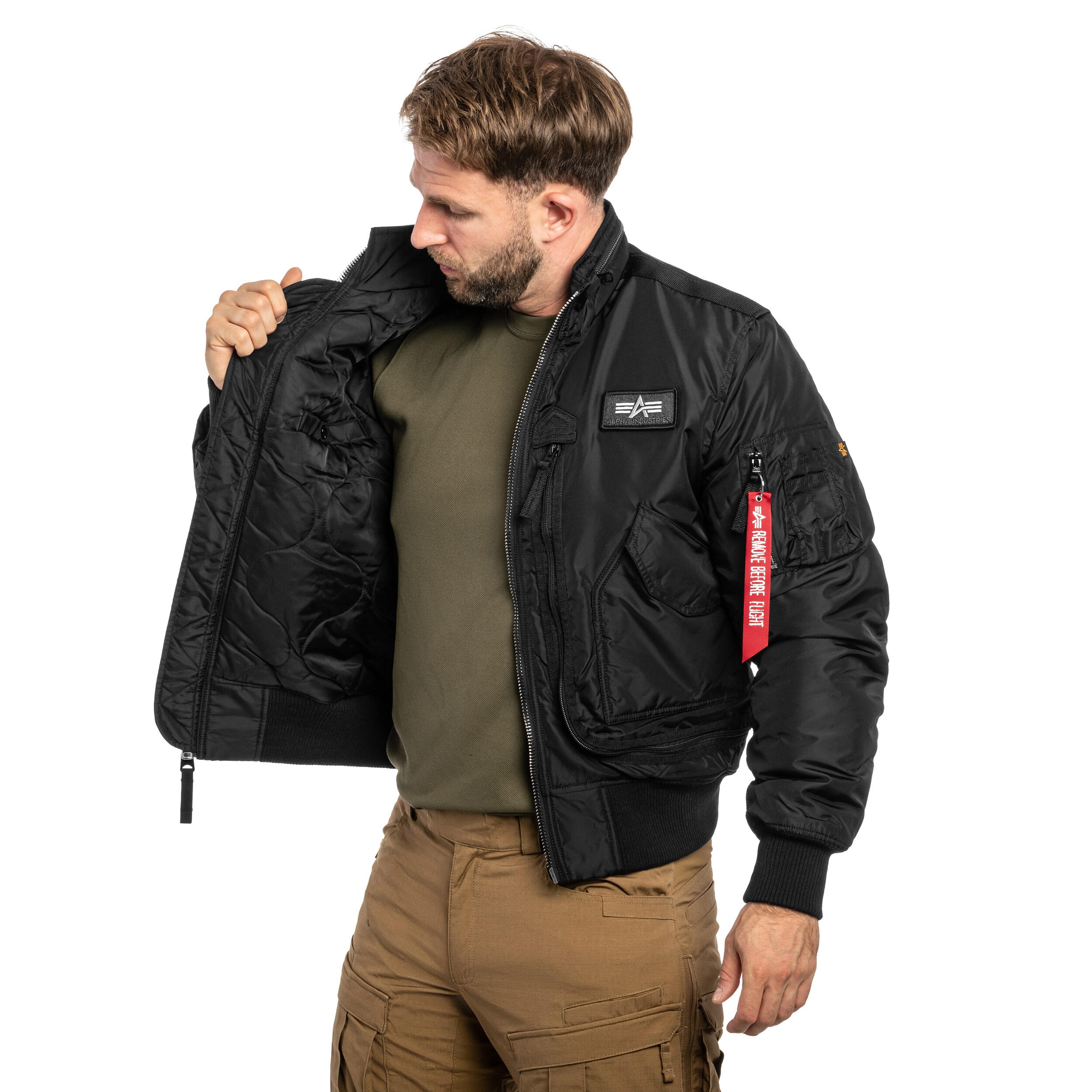 Kurtka Alpha Industries Engine - Black