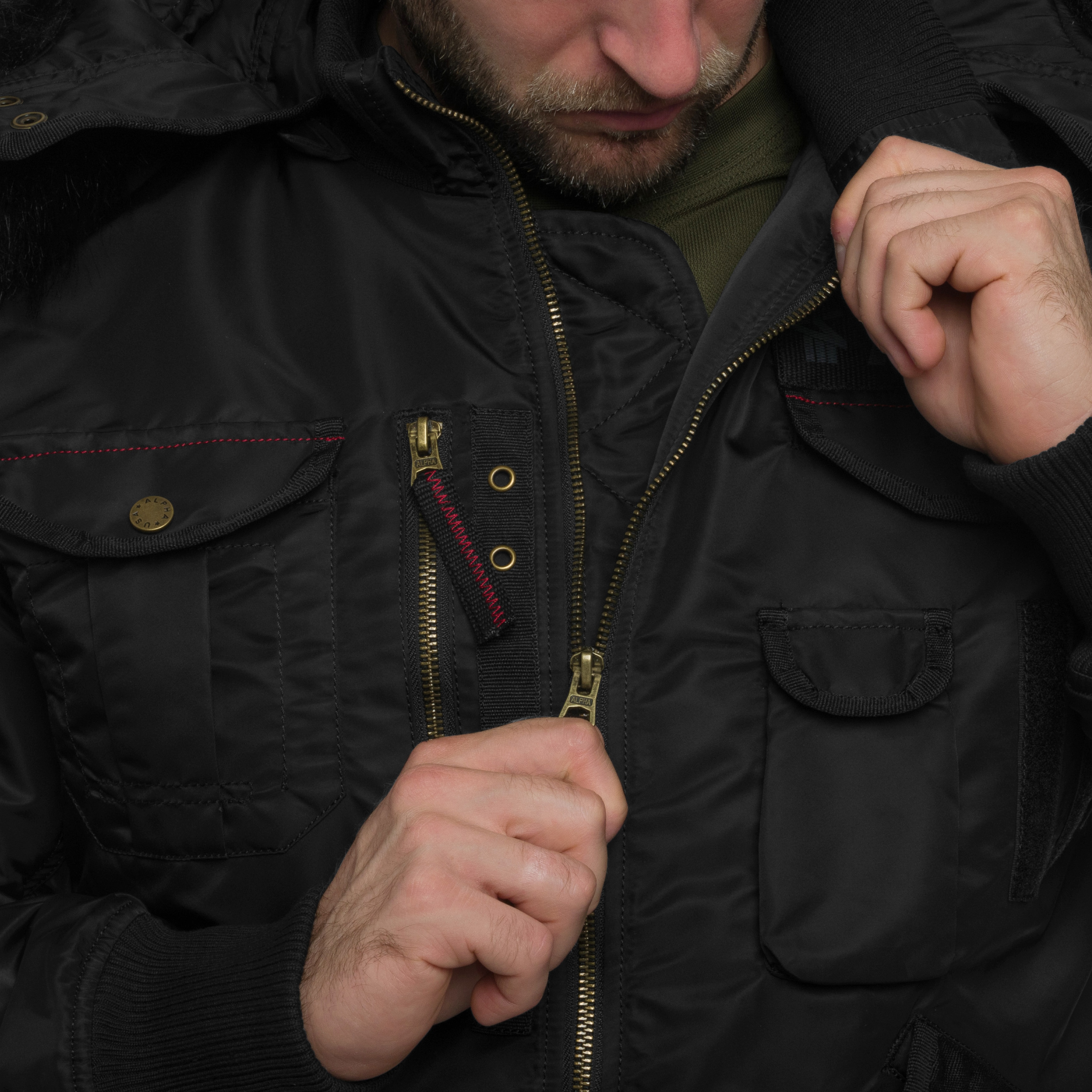 Kurtka Alpha Industries Deflector - Black