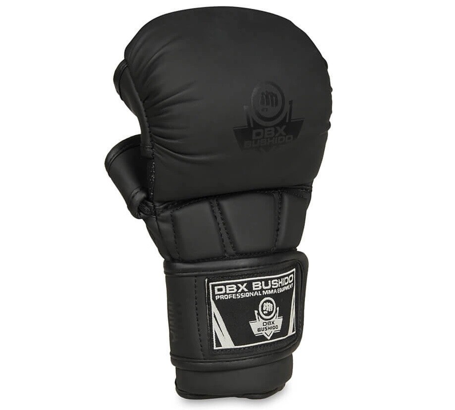 Rękawice do MMA DBX Bushido Valor Series Black Master E1V9 - Czarne