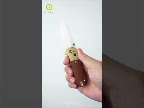 Складаний ніж Civivi Yonder Clip-Point Stonewashed 14C28N - Wood