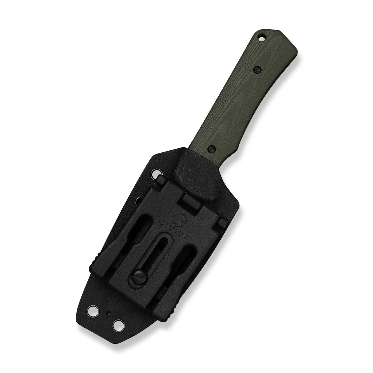 Nóż Civivi Jencks Fixed Blade Black Stonewashed 14C28N G10 - OD Green