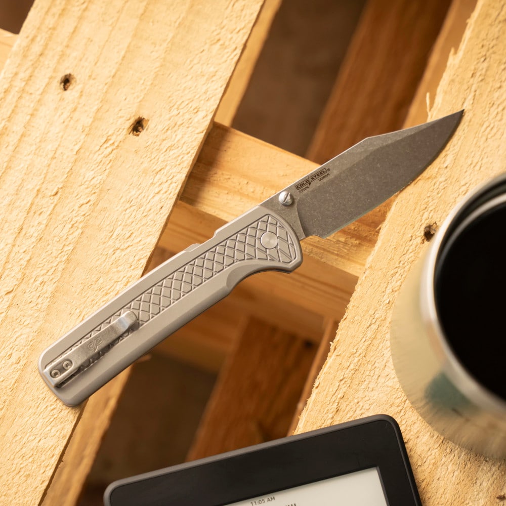 Складаний ніж Cold Steel FM-1S Full Metal Atlas Clip Point CPM S35VN - Stonewash