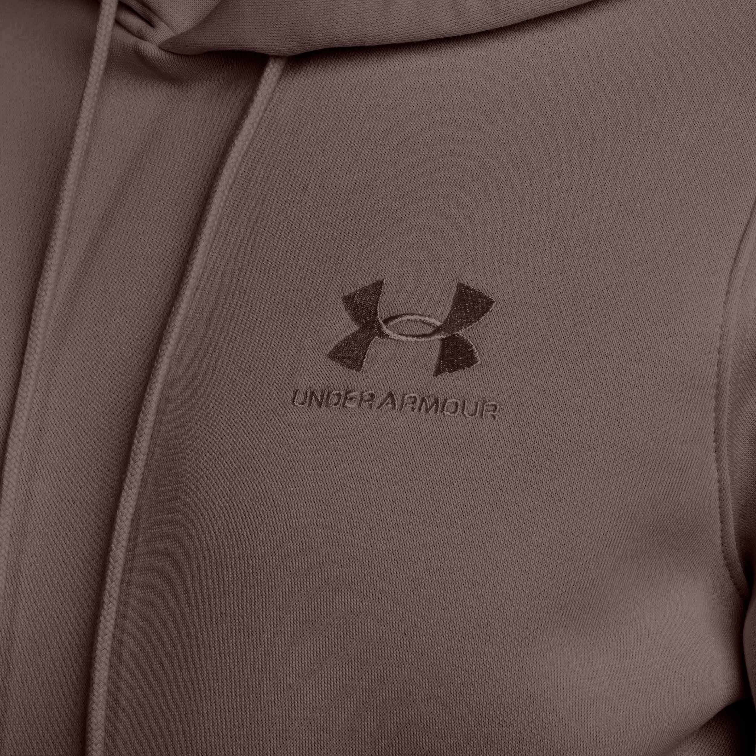 Under Armour Icon Fleece Hoodie Sweatshirt - Peppercorn