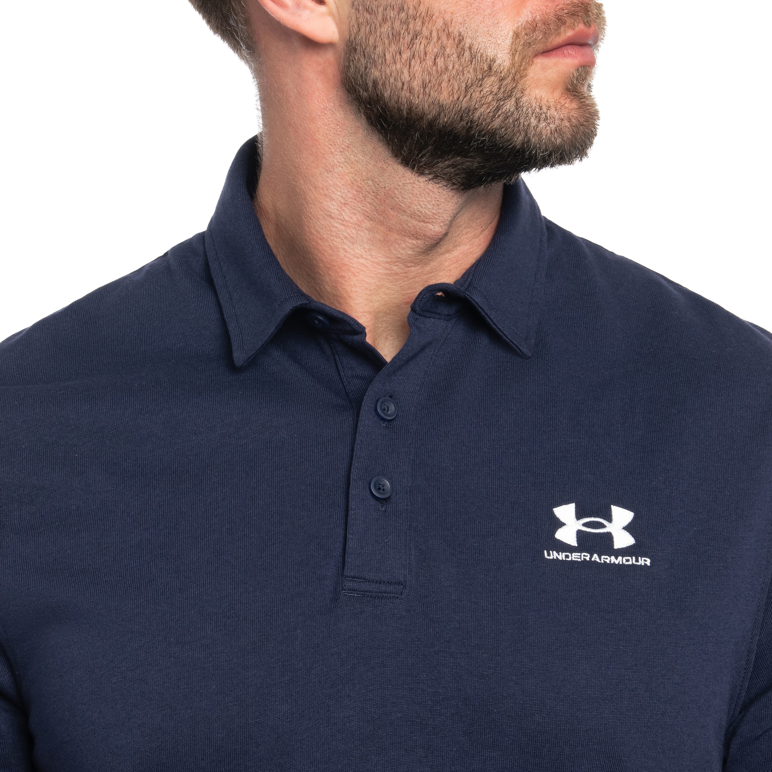 Koszulka polo Under Armour Icon Polo - Midnight Navy/White