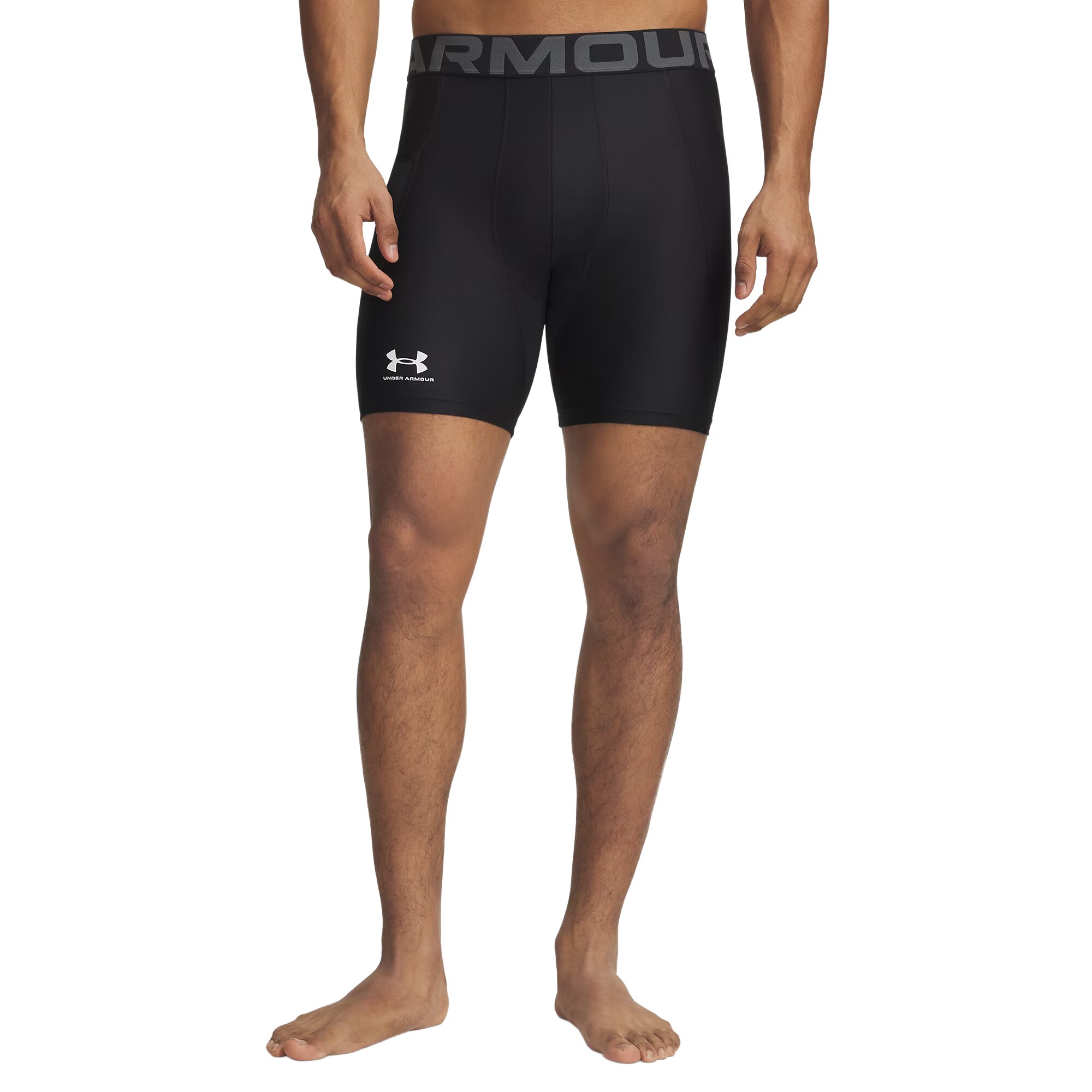 Szorty termoaktywne Under Armour HeatGear Compression - Black/White