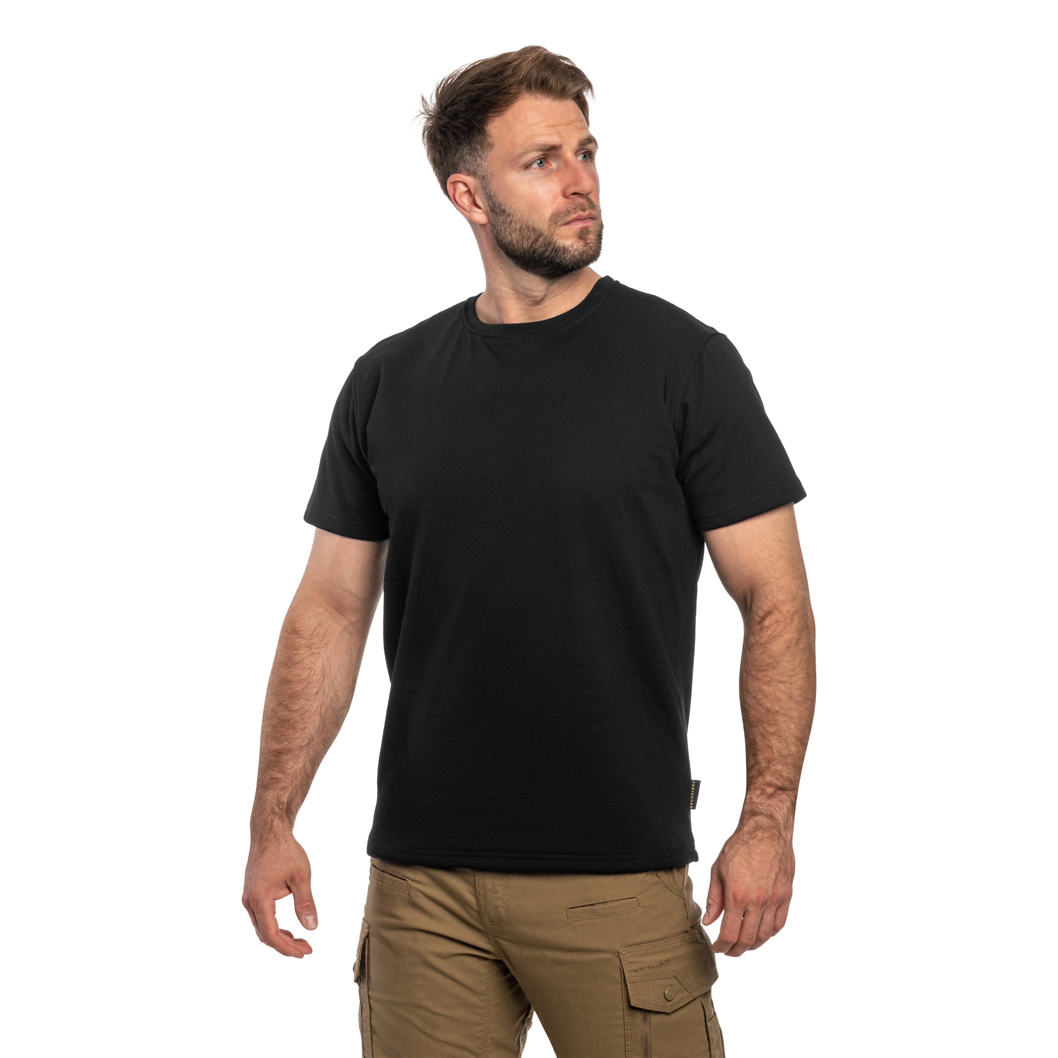Koszulka T-shirt antyprzecięciowa Brunnirok Coburg - Black