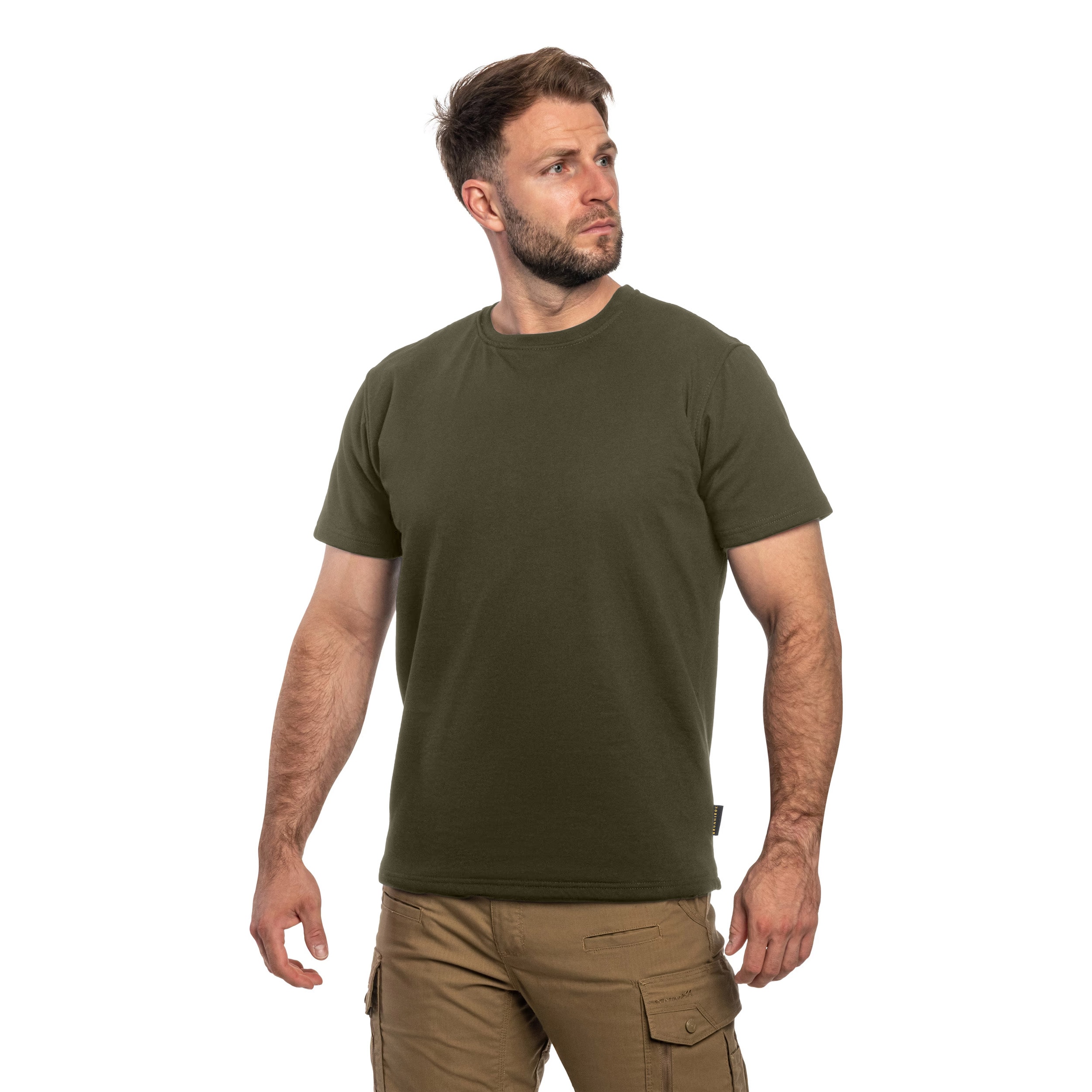 Koszulka T-shirt antyprzecięciowa Brunnirok Coburg - Olive