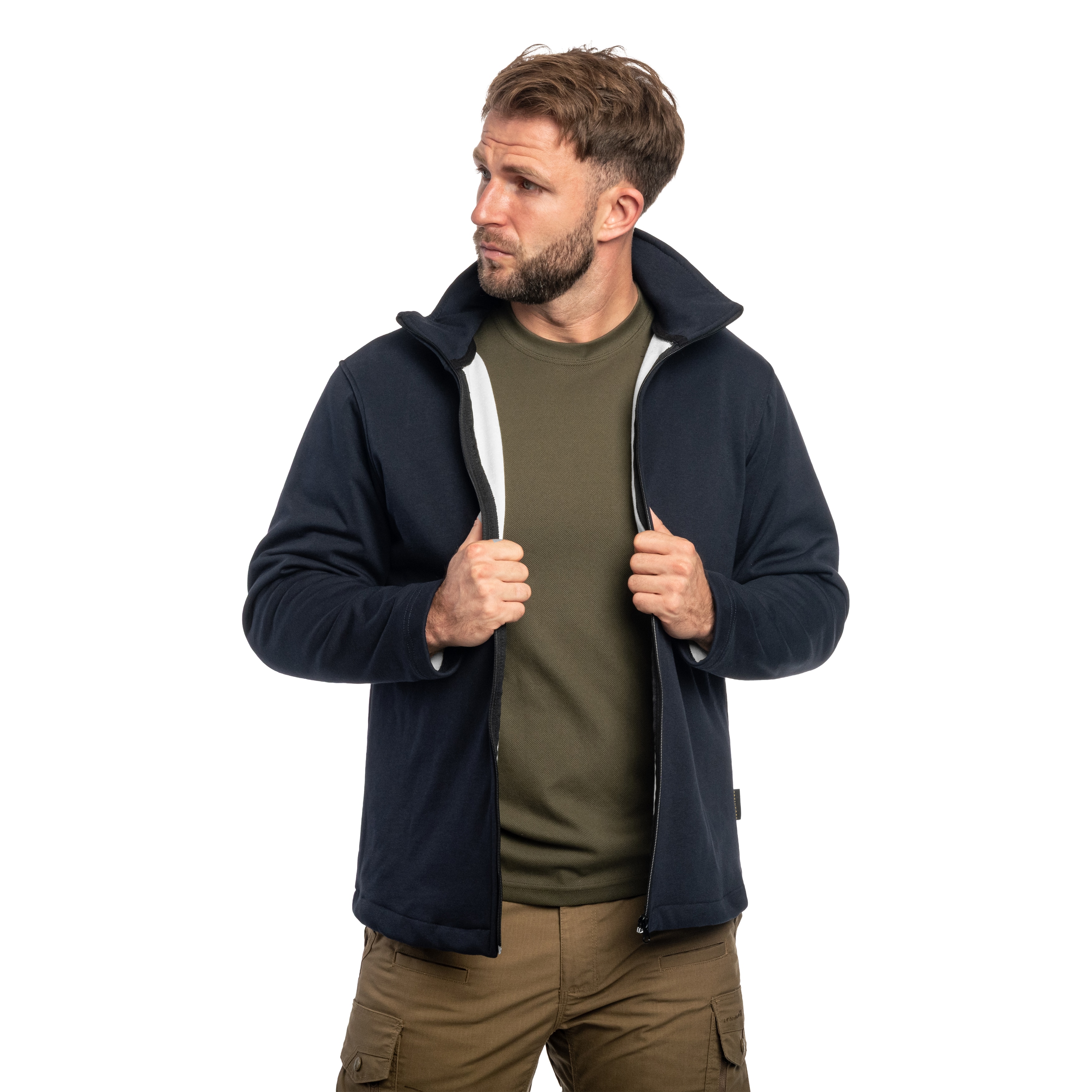 Brunnirok Hamburg Cut-Resistant Jacket - Navy Blue