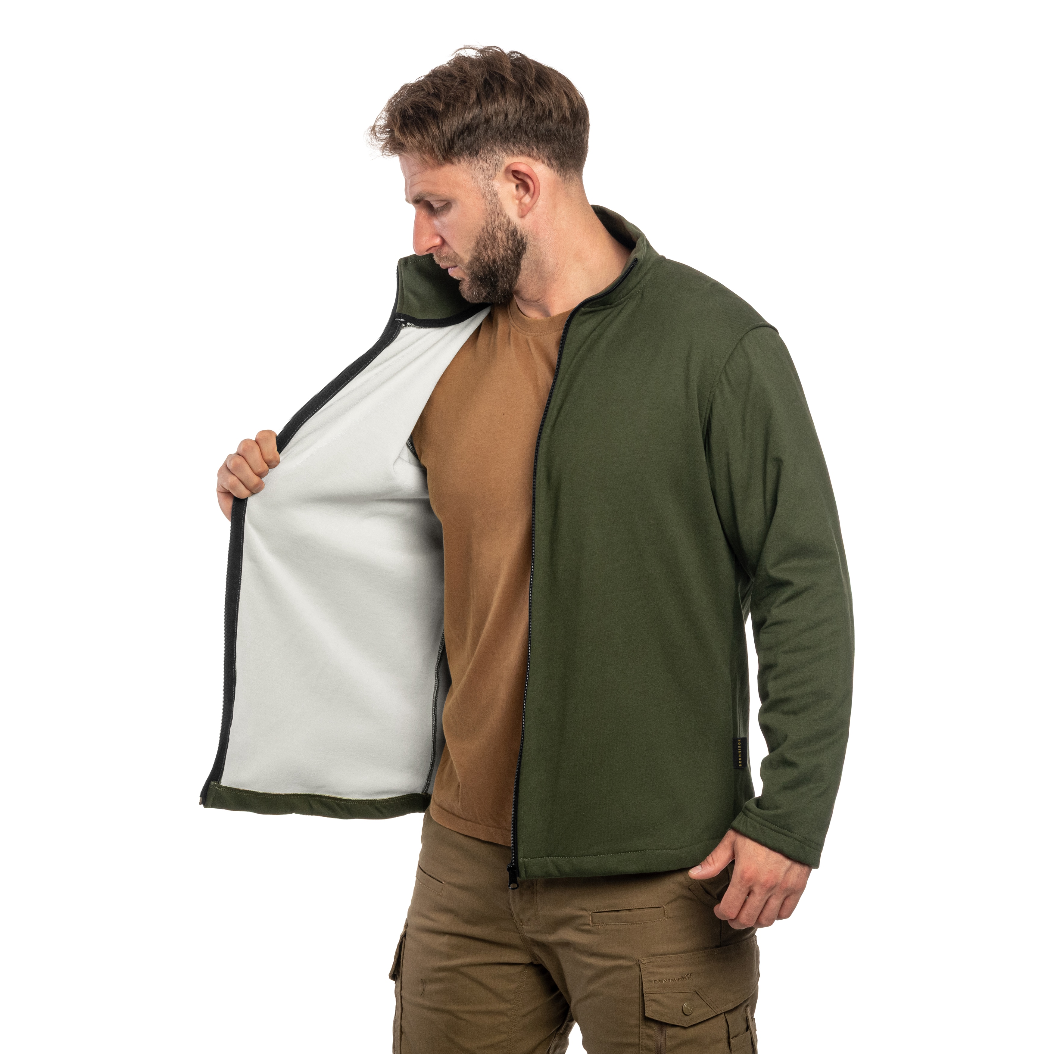 Brunnirok Hamburg Cut-Resistant Jacket - Olive
