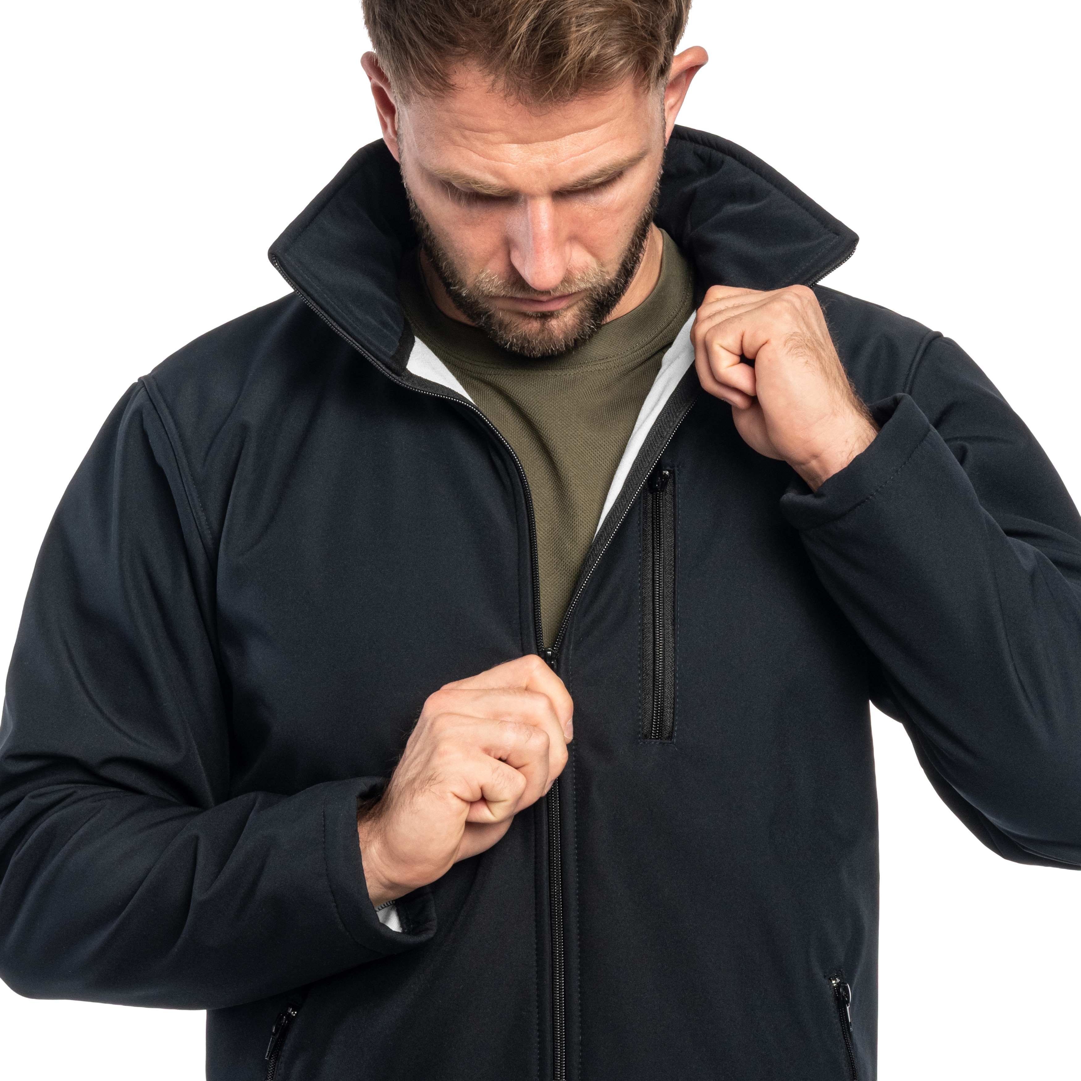 Brunnirok Oldenburg Cut-Resistant Jacket - Navy Blue
