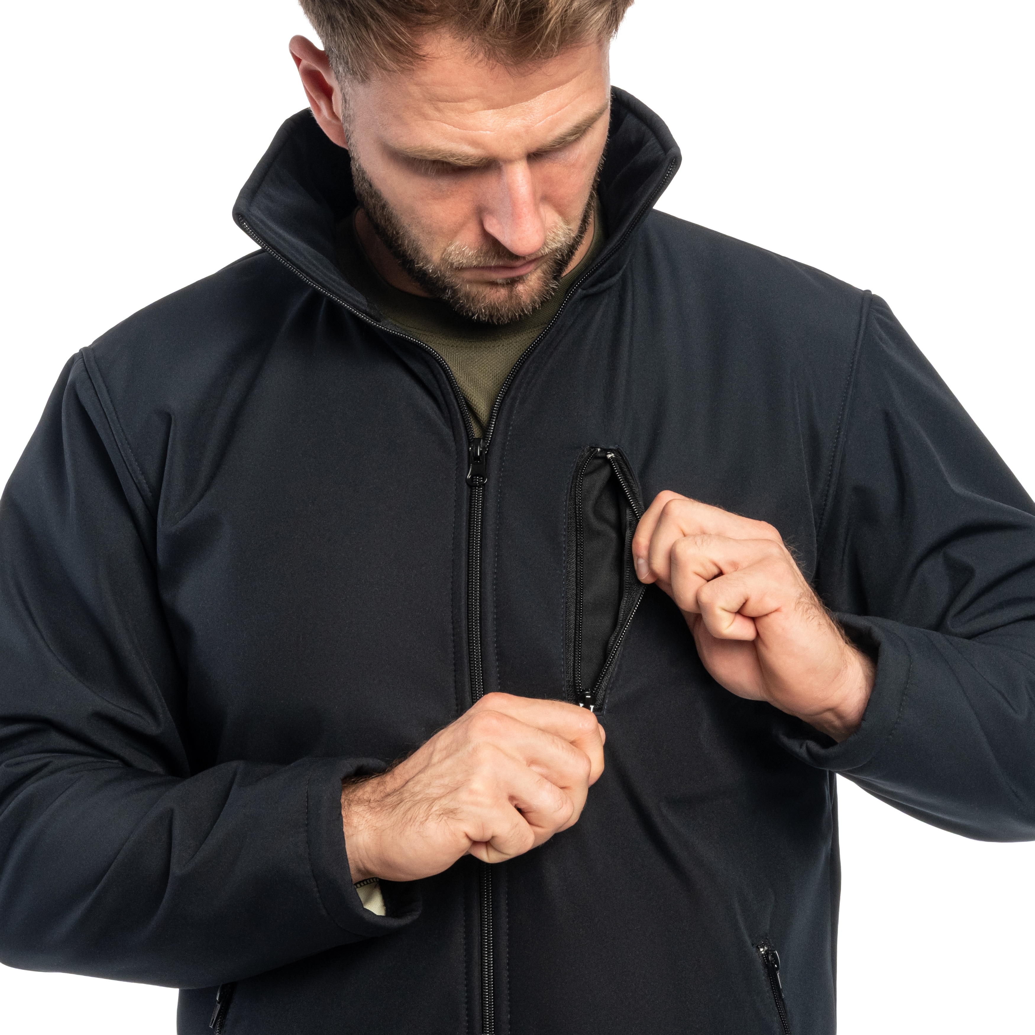Brunnirok Oldenburg Cut-Resistant Jacket - Navy Blue