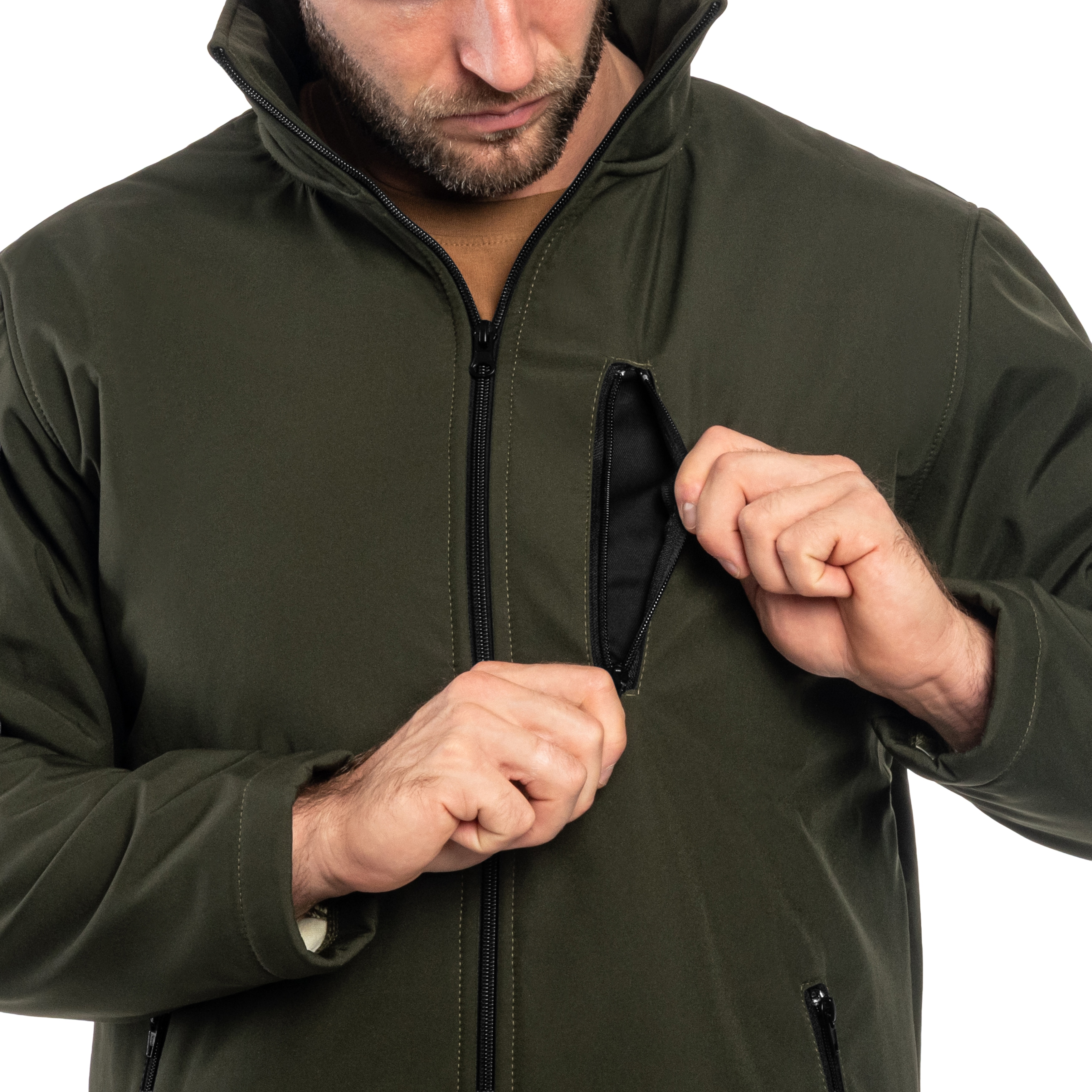 Brunnirok Oldenburg Cut-Resistant Jacket - Olive