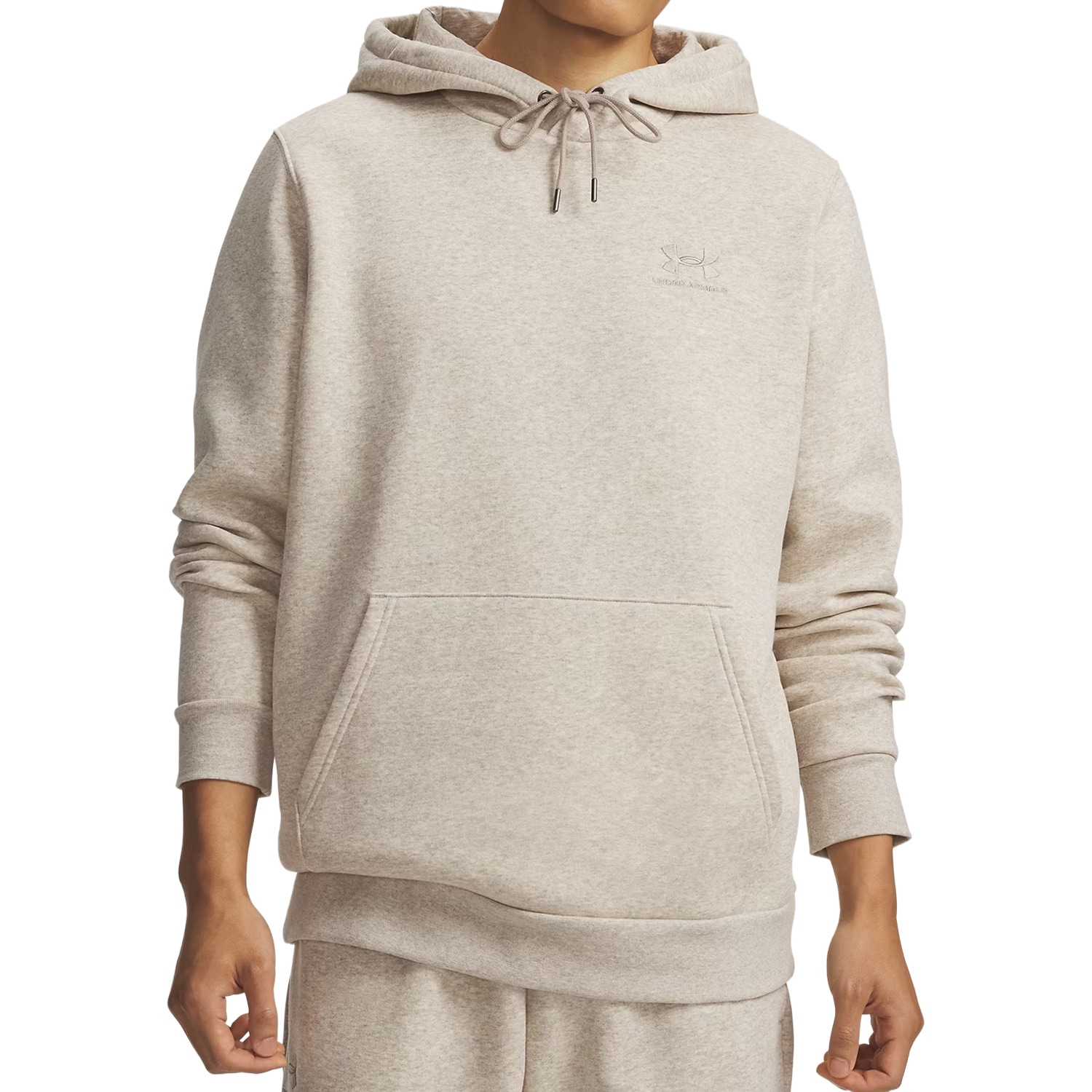 Bluza Under Armour Icon Fleece Hoodie - Timberwolf Taupe Light Hthr/Timberwolf Taupe