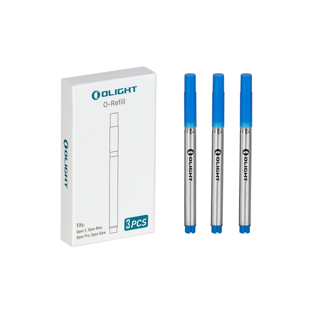Zestaw 3 wkładów do Olight O'Pen 2 - Blue