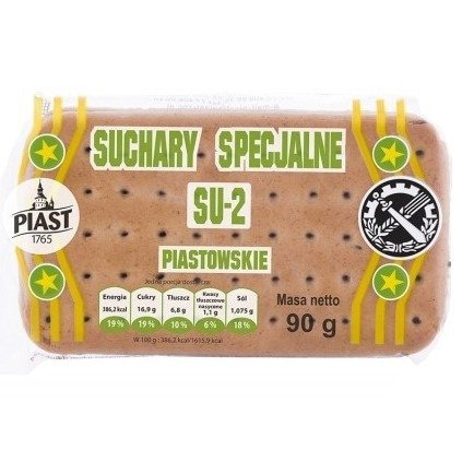 Suchary specjalne Piast SU mix smaków - 6 szt.