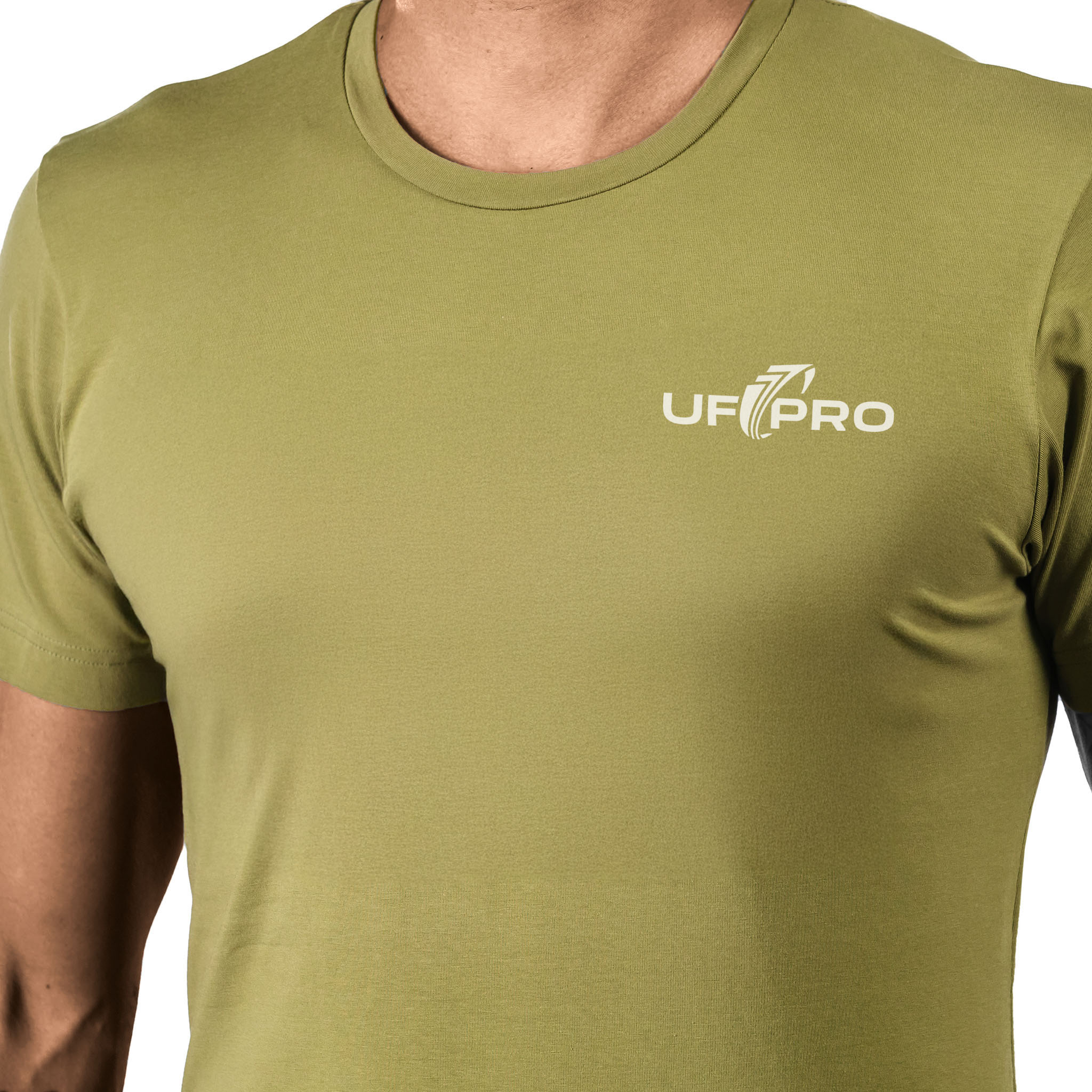 Koszulka T-shirt UF PRO Everyday Logo Tee - Moss Green