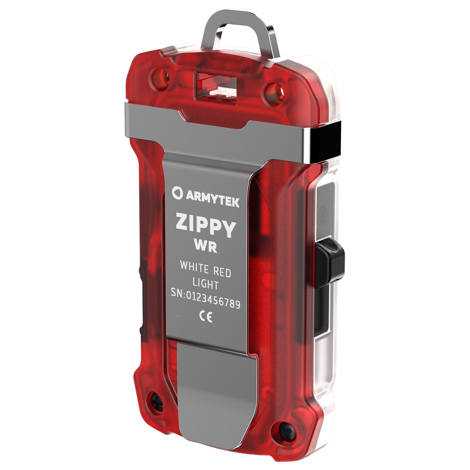 Latarka Armytek Zippy WR USB-C Red - 140 lumenów
