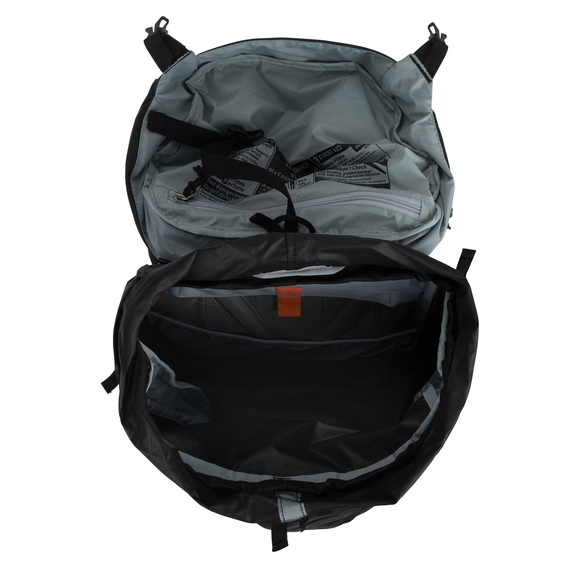 Plecak Deuter Aircontact lite 40 + 10 l - Black/Graphite