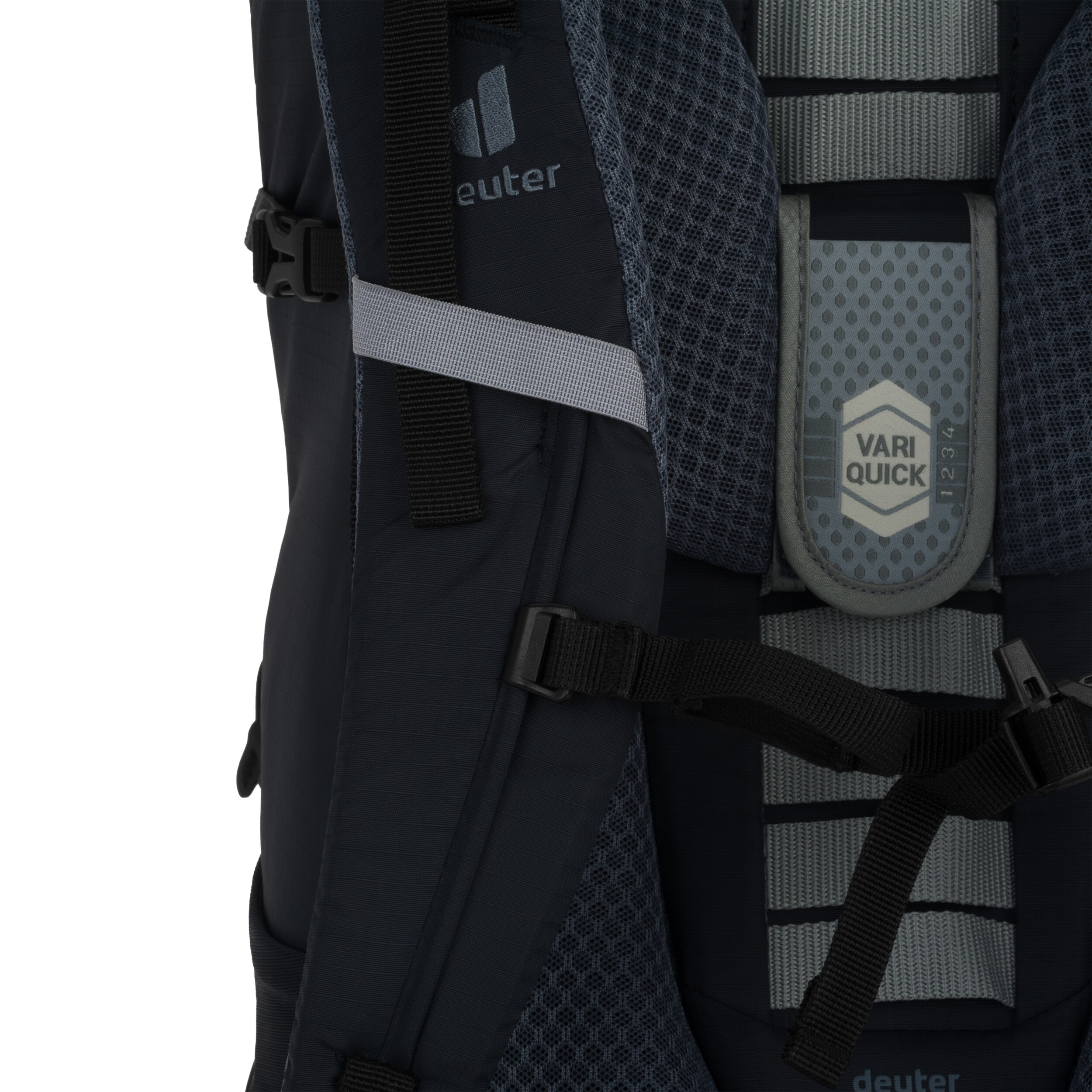 Plecak Deuter Aircontact lite 40 + 10 l - Black/Graphite