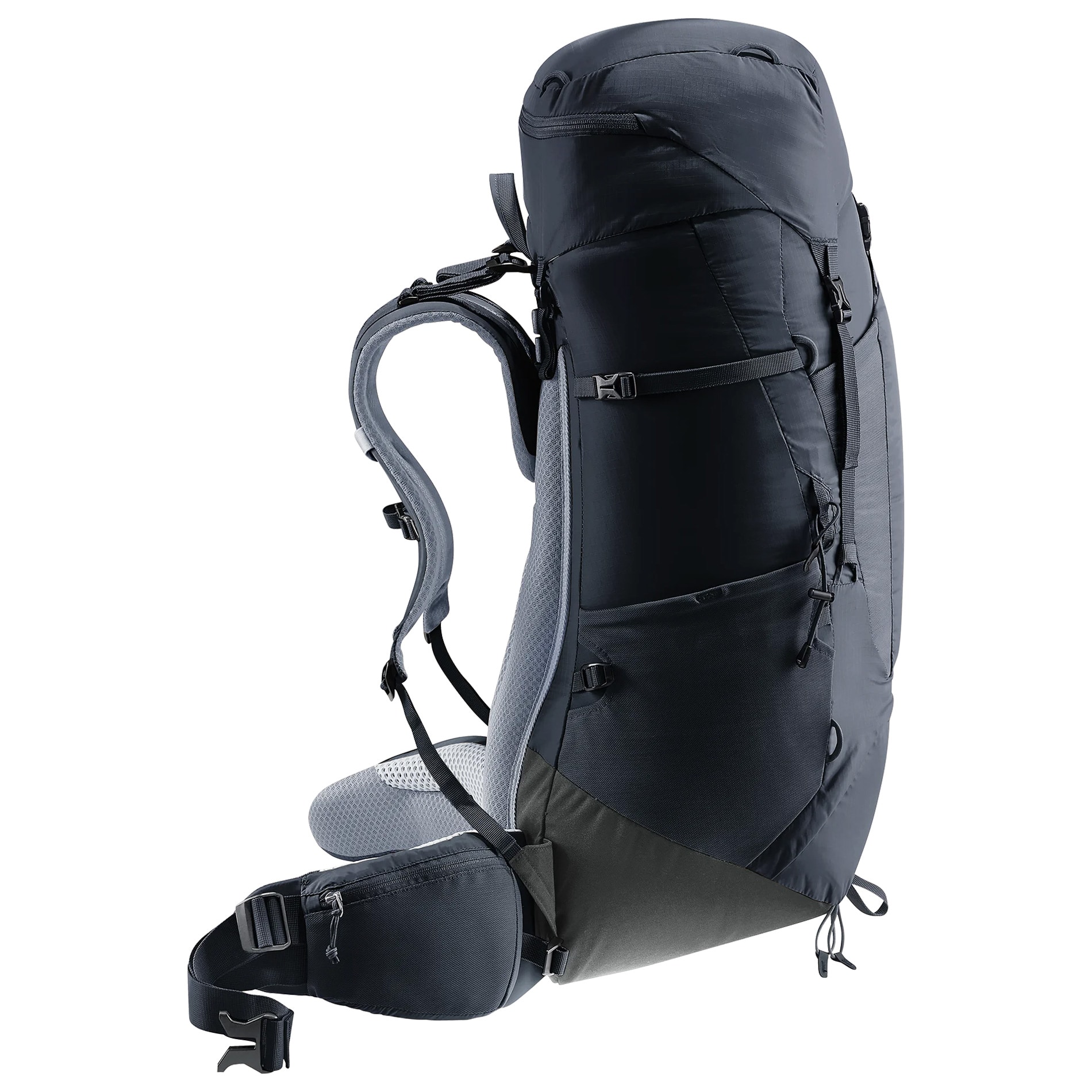 Plecak Deuter Aircontact lite 50 + 10 l - Black/Granite