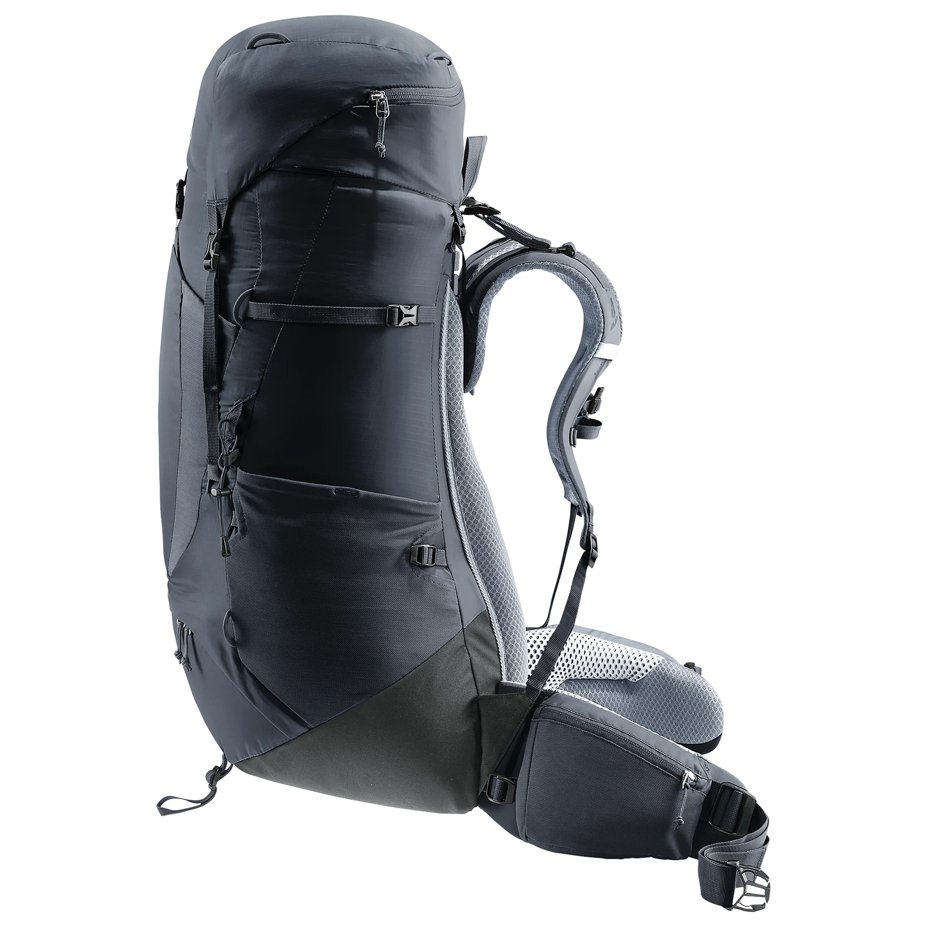 Plecak Deuter Aircontact lite 50 + 10 l - Black/Granite