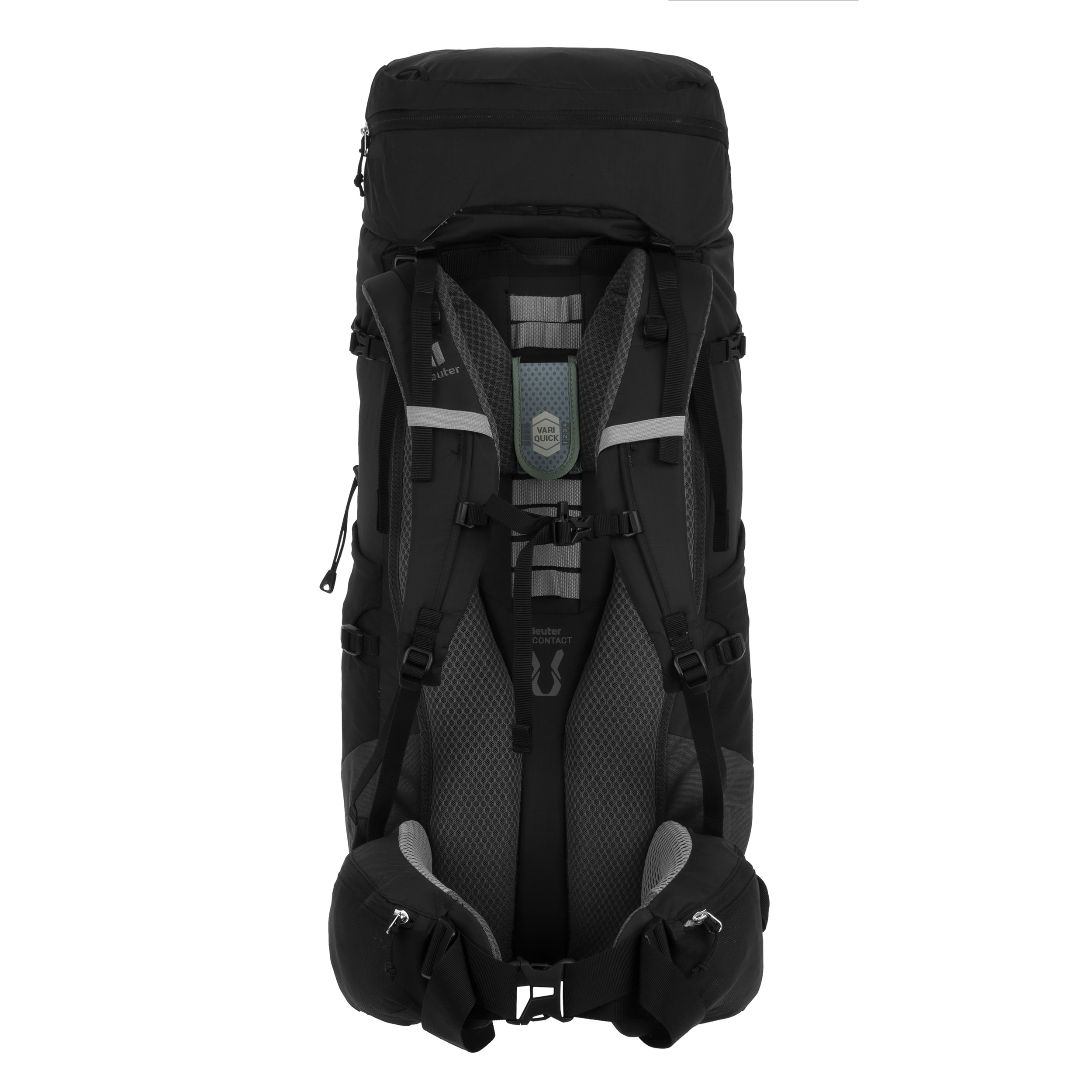 Plecak Deuter Aircontact lite 50 + 10 l - Black/Granite