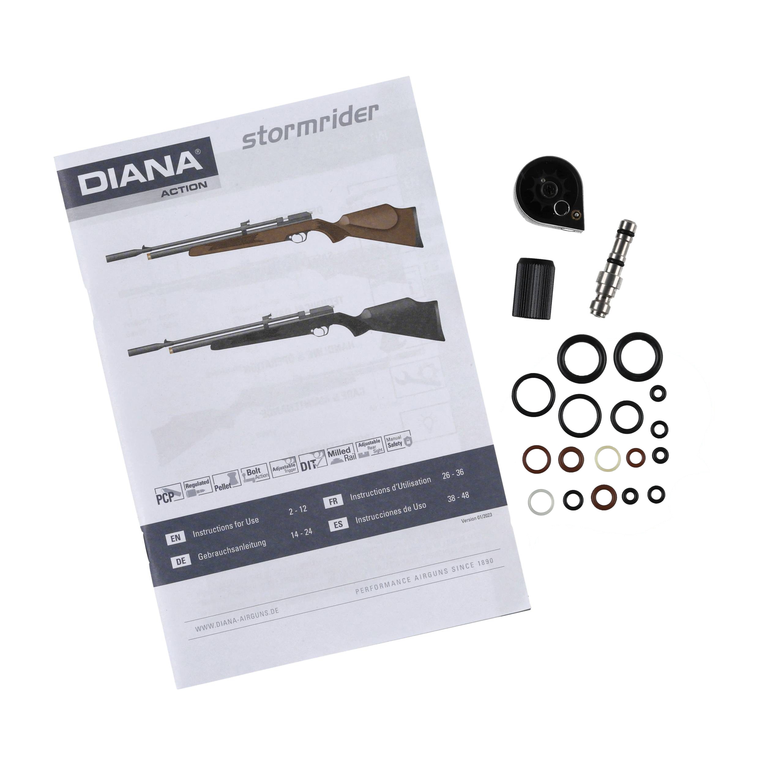 Air rifle Diana Stormrider 4.5 mm - Black