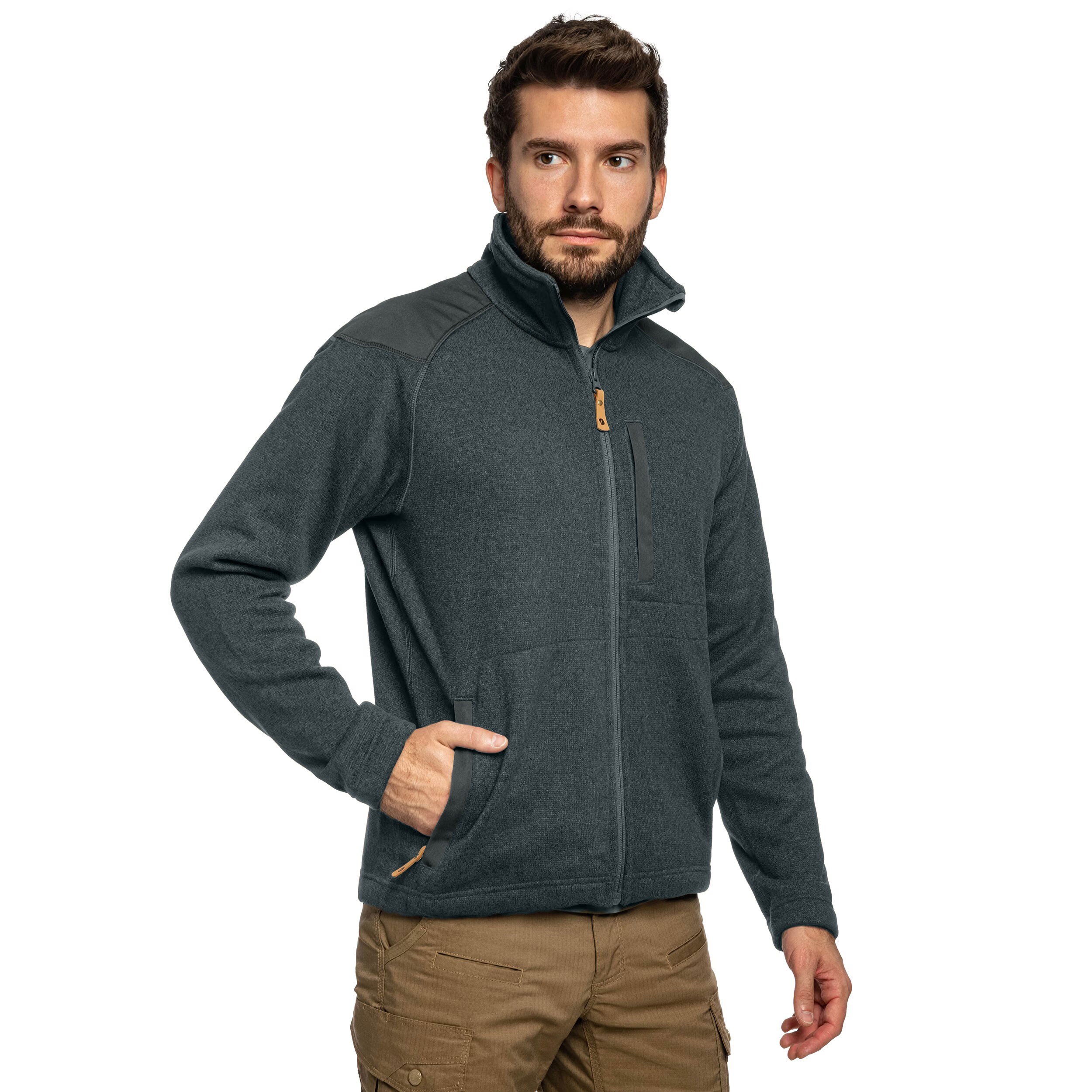 Флісова кофта Fjallraven Buck Fleece - Graphite