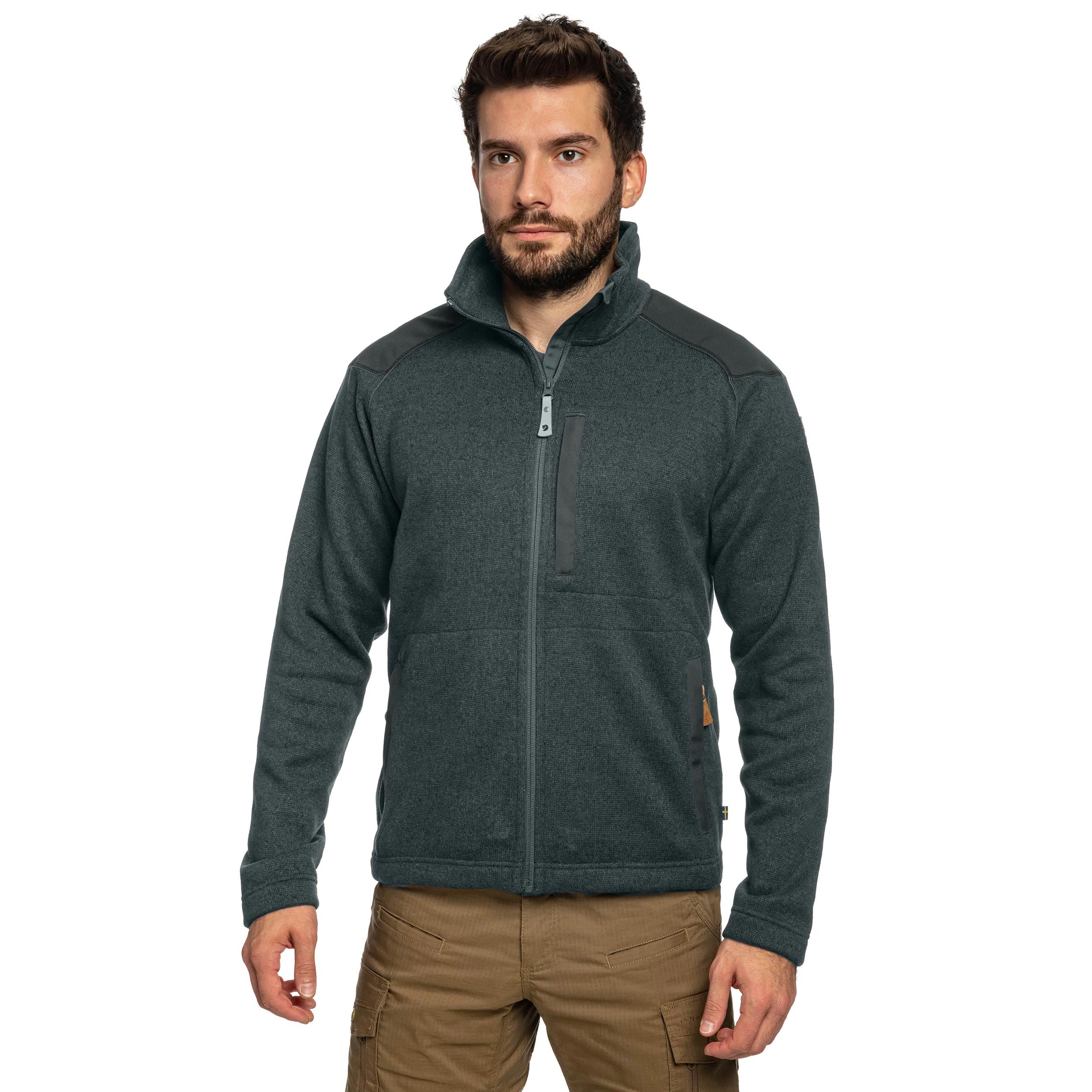Флісова кофта Fjallraven Buck Fleece - Graphite