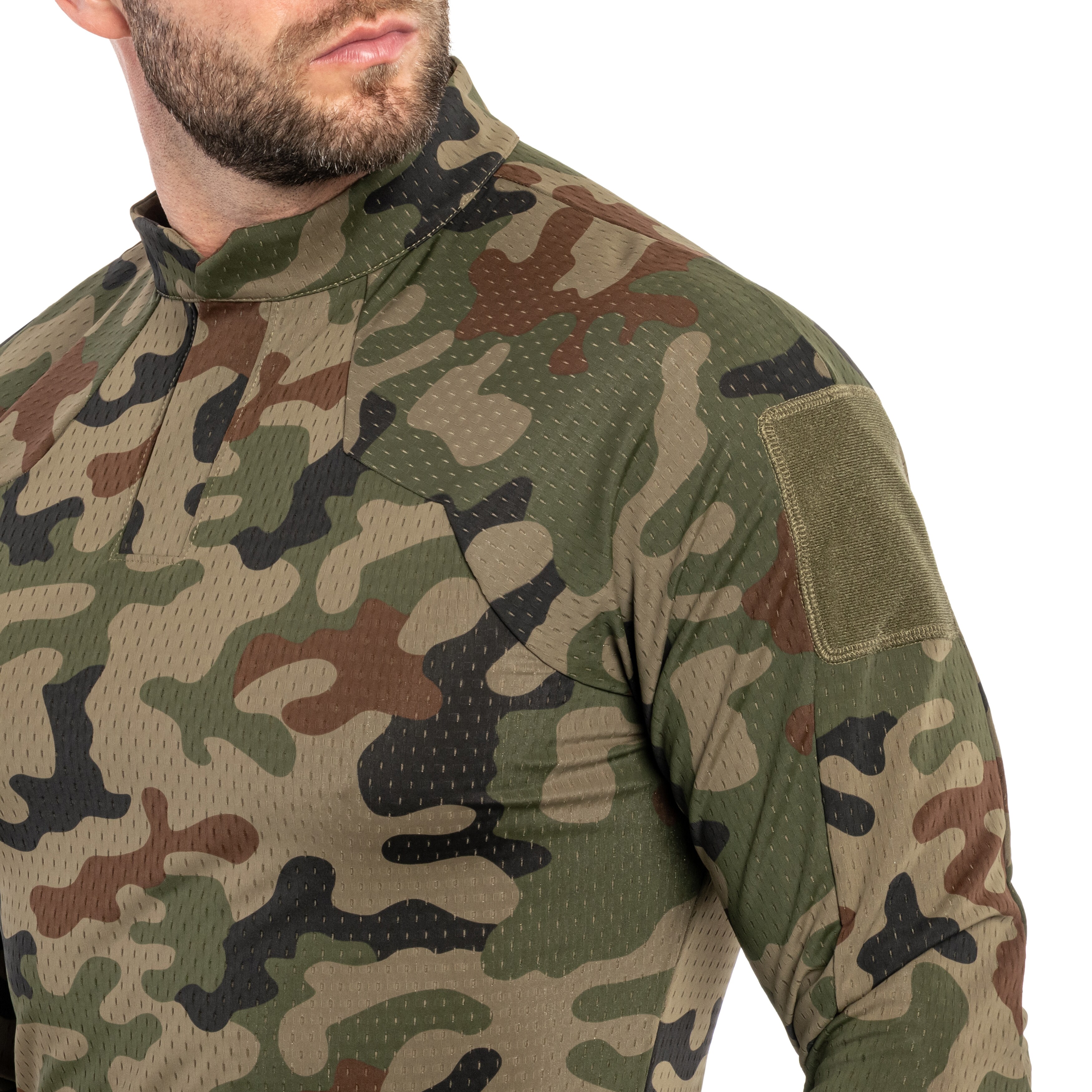 Bluza Helikon-Tex Apex Lightweight Combat Shirt Nylon Stretch - wz.93 Pantera PL Woodland