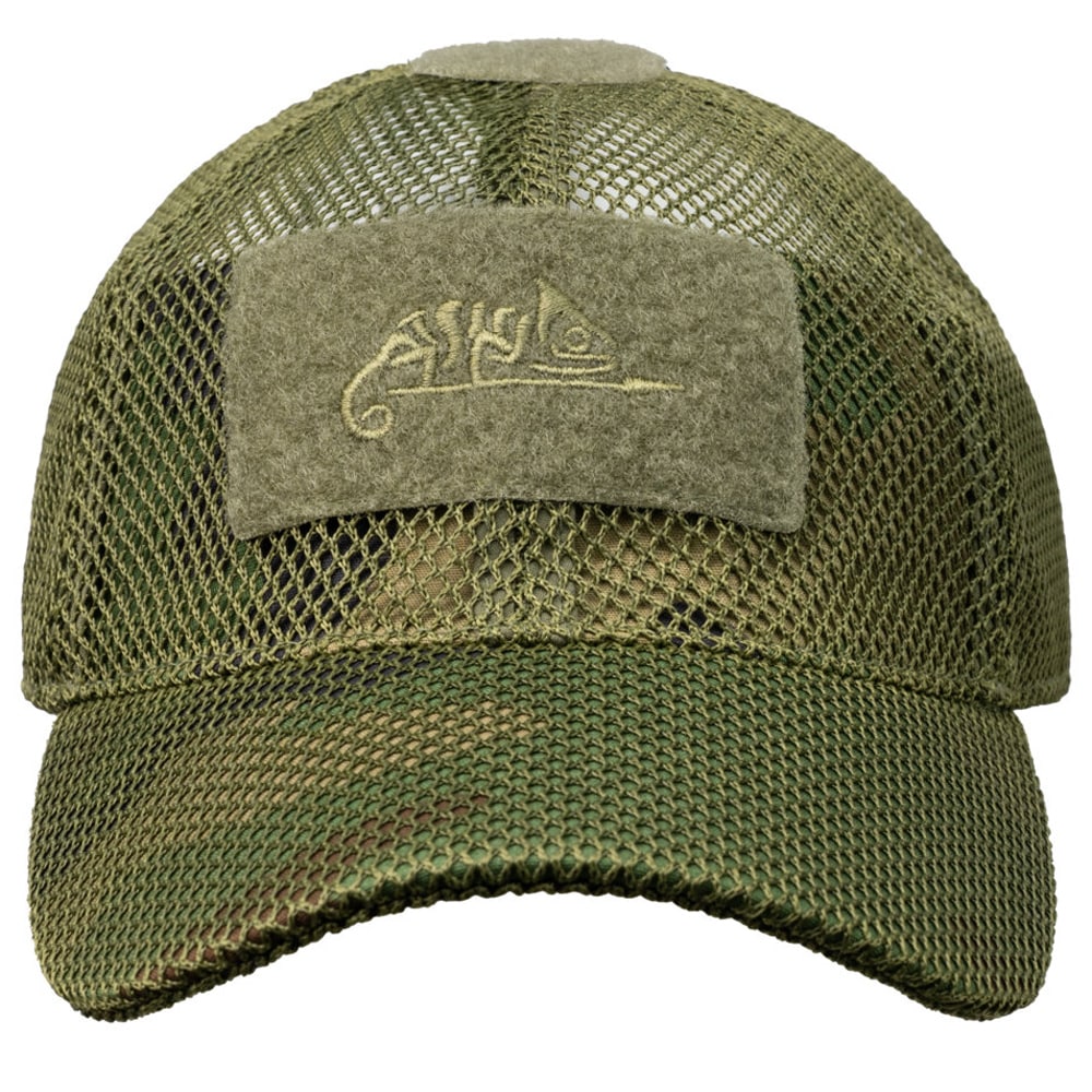 Czapka z daszkiem plus velcro Helikon-Tex Mesh - US Woodland