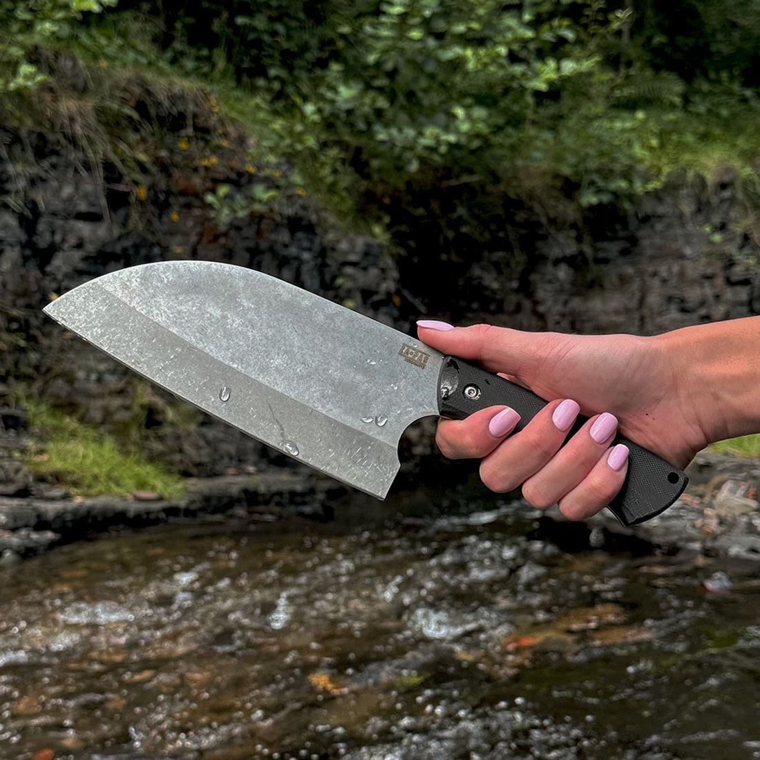 Za-Pas Serbian Chopper Knife - Black