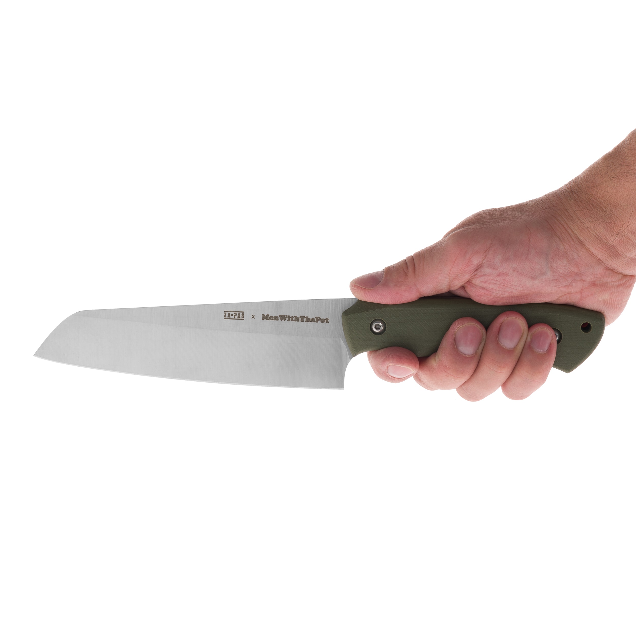 Nóż Za-Pas MenWithThePot Chef Knife Satin - Olive Green