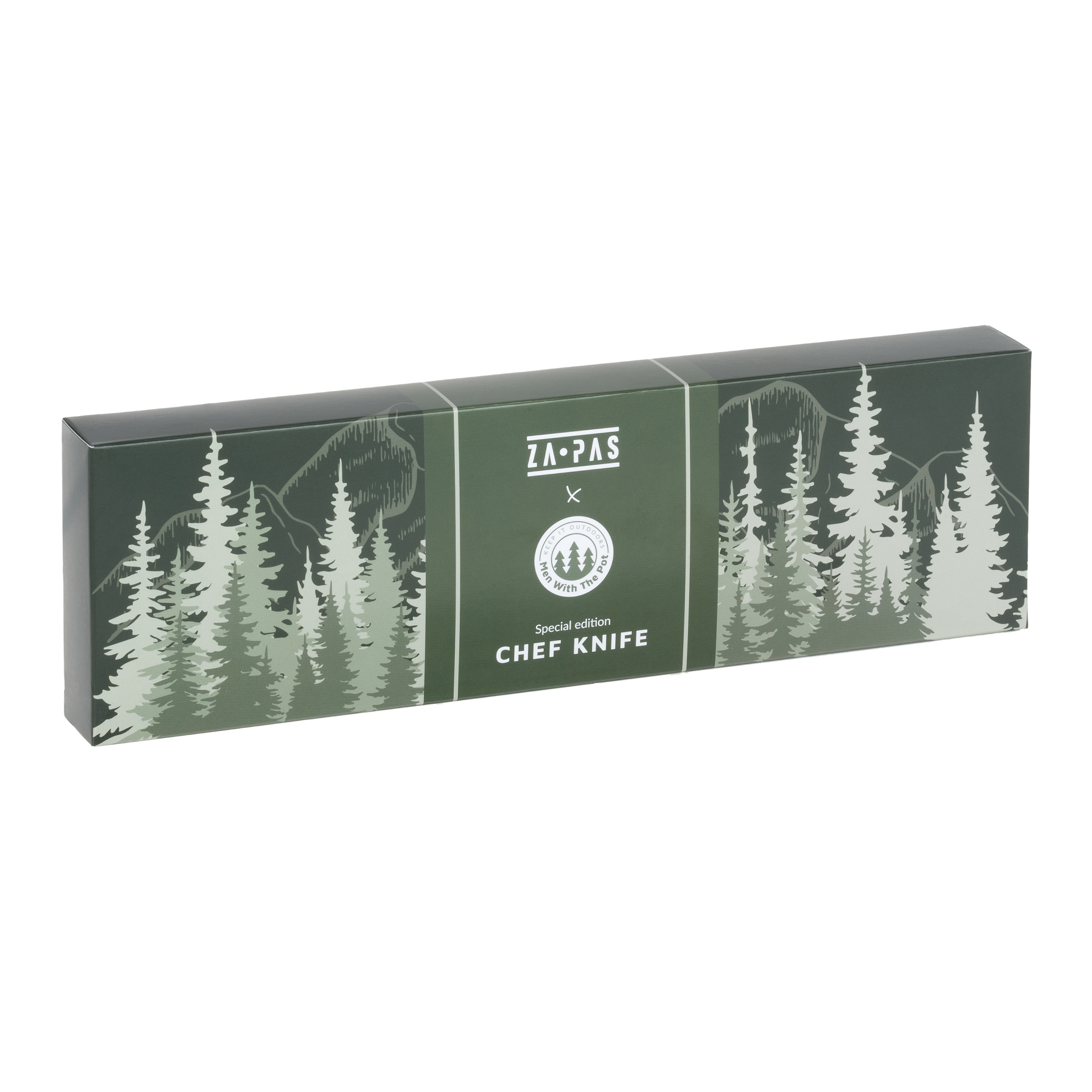 Nóż Za-Pas MenWithThePot Chef Knife Satin - Olive Green