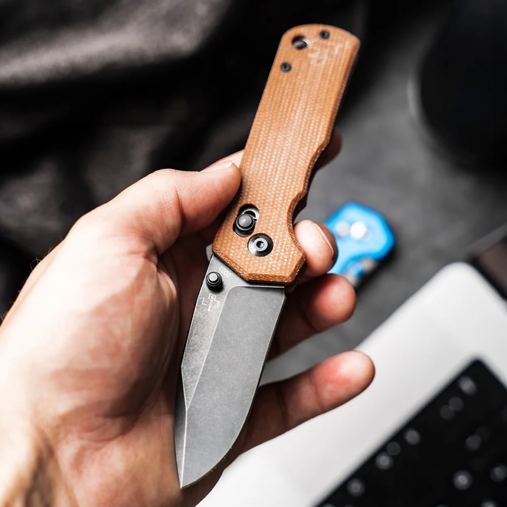 Складаний ніж Boker Plus Rockstub 14C28N - Brown