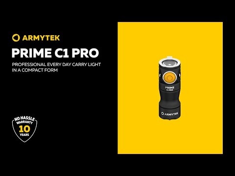 Latarka Armytek Prime C1 Pro Magnet USB PCB Warm - 930 lumenów