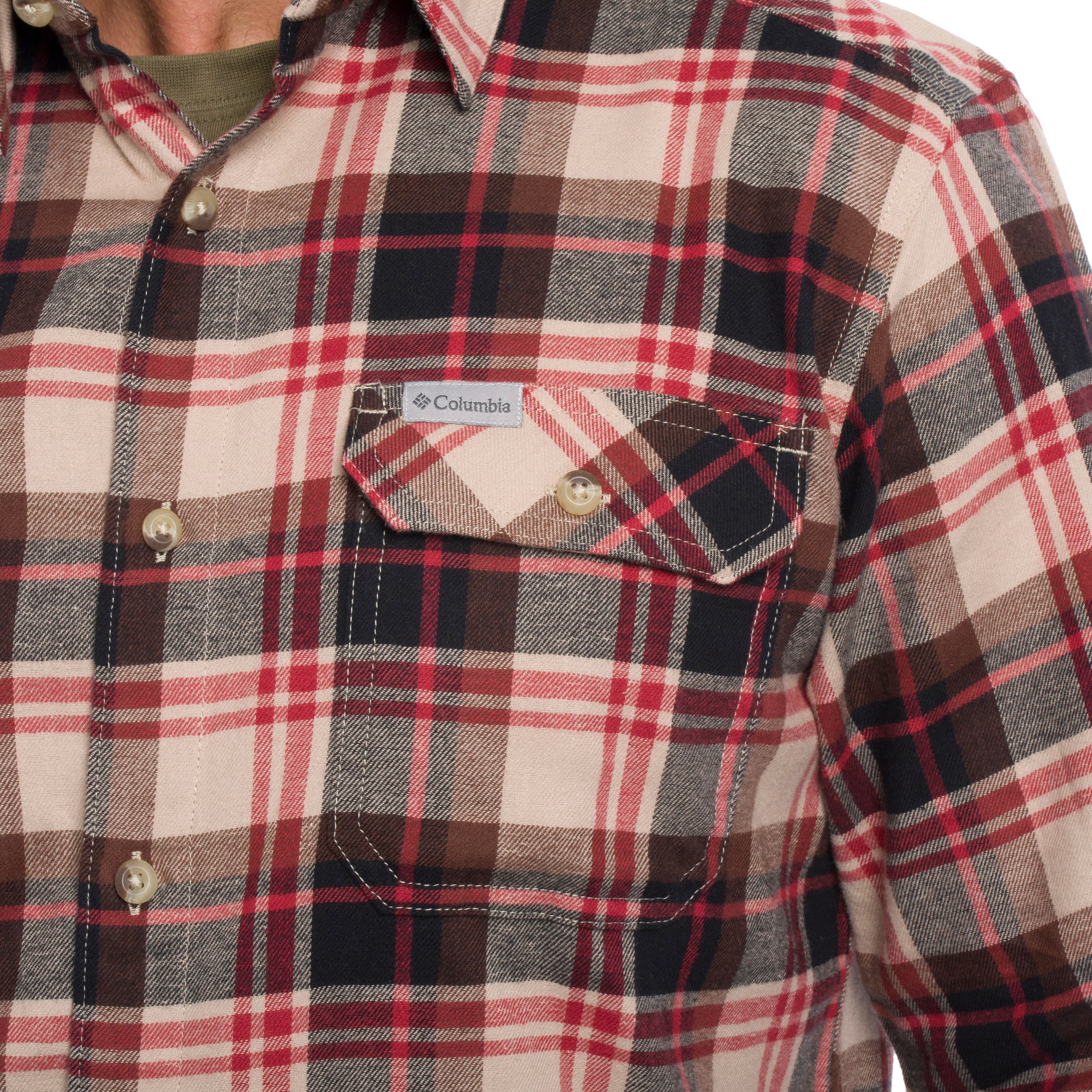 Koszula Columbia Flare Gun Stretch Flannel - Ancient Fossil/Dispersed Plaid