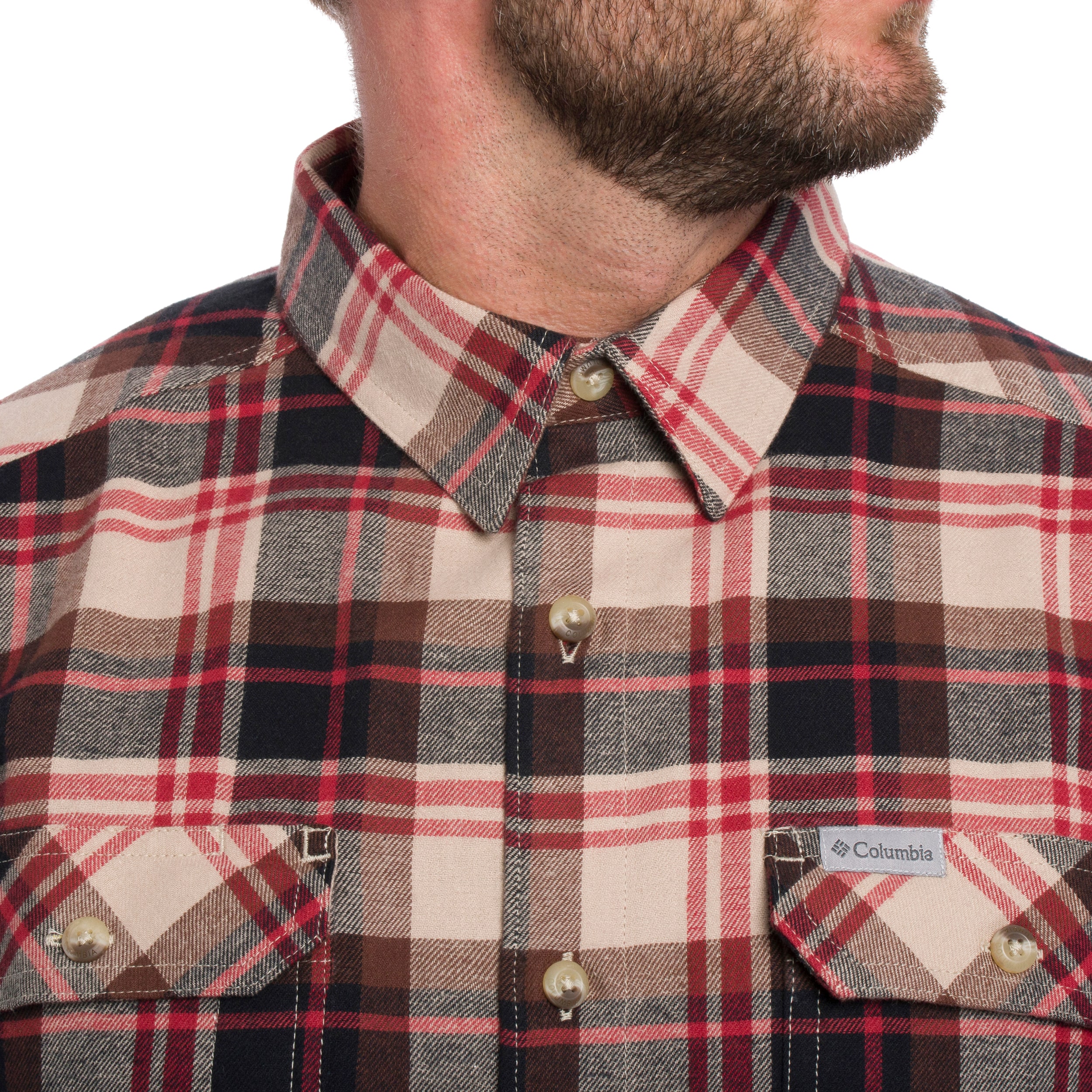 Koszula Columbia Flare Gun Stretch Flannel - Ancient Fossil/Dispersed Plaid