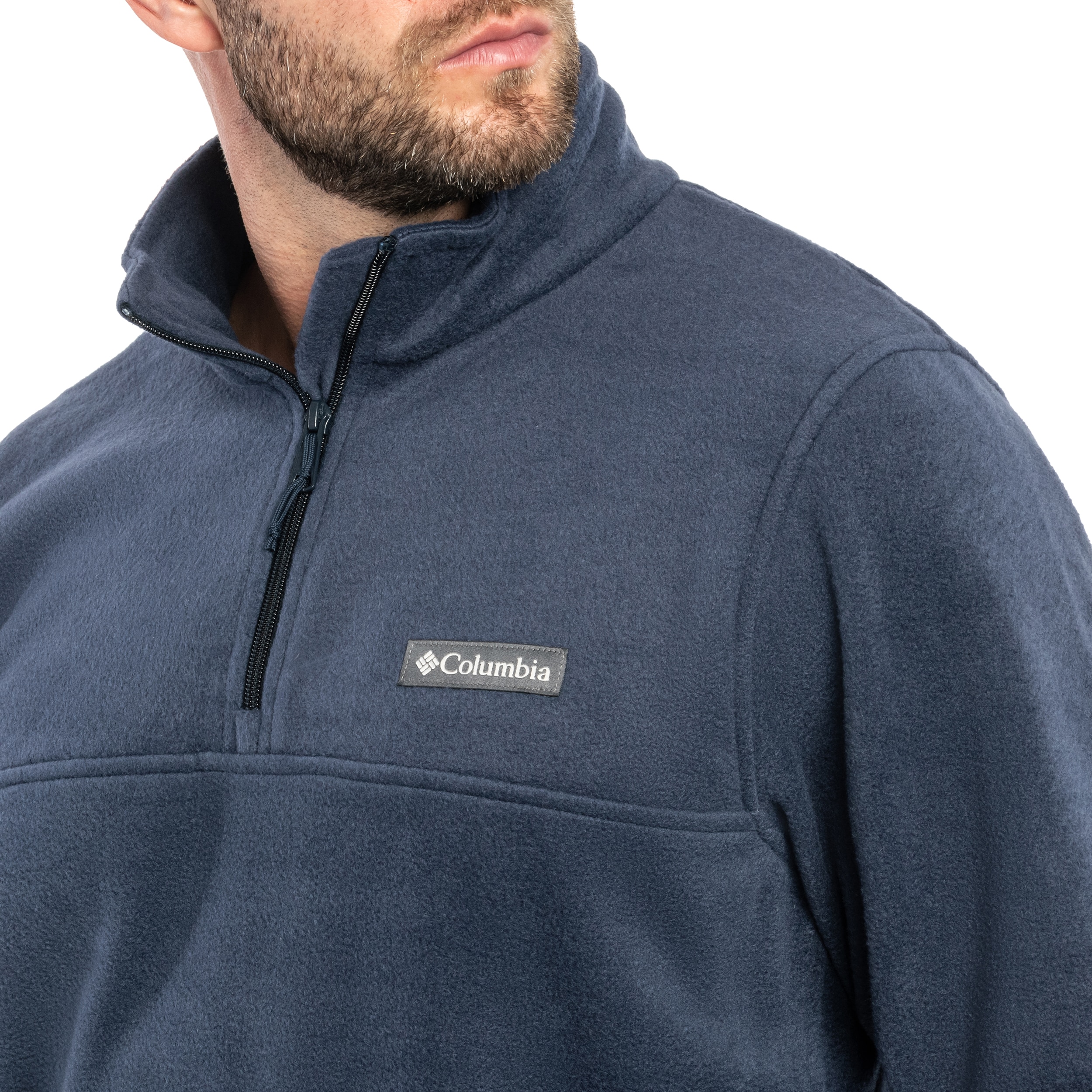 Polar Columbia Steens Mountain Half Zip Fleece Pullover - Collegiate Navy